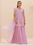 Farah Talib Aziz Lilliana Lilac Shirt and Dupatta Online Shopping