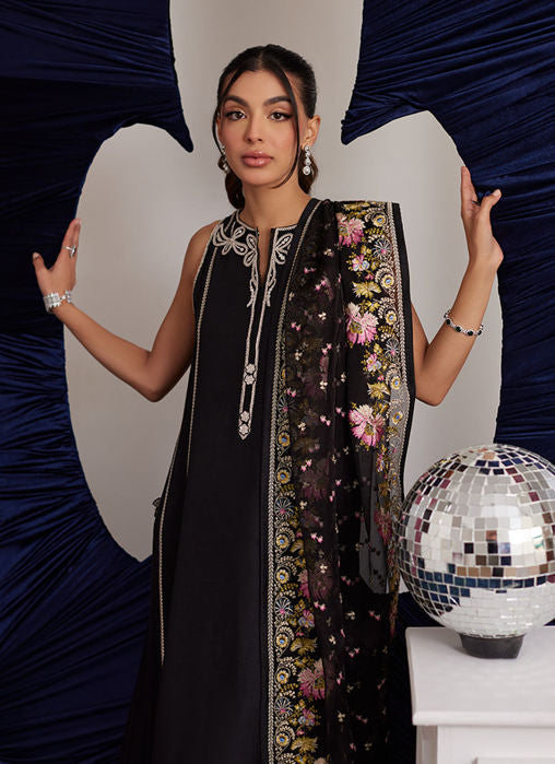 Farah Talib Aziz Alvina Onyx Shirt And Dupatta Online Shopping