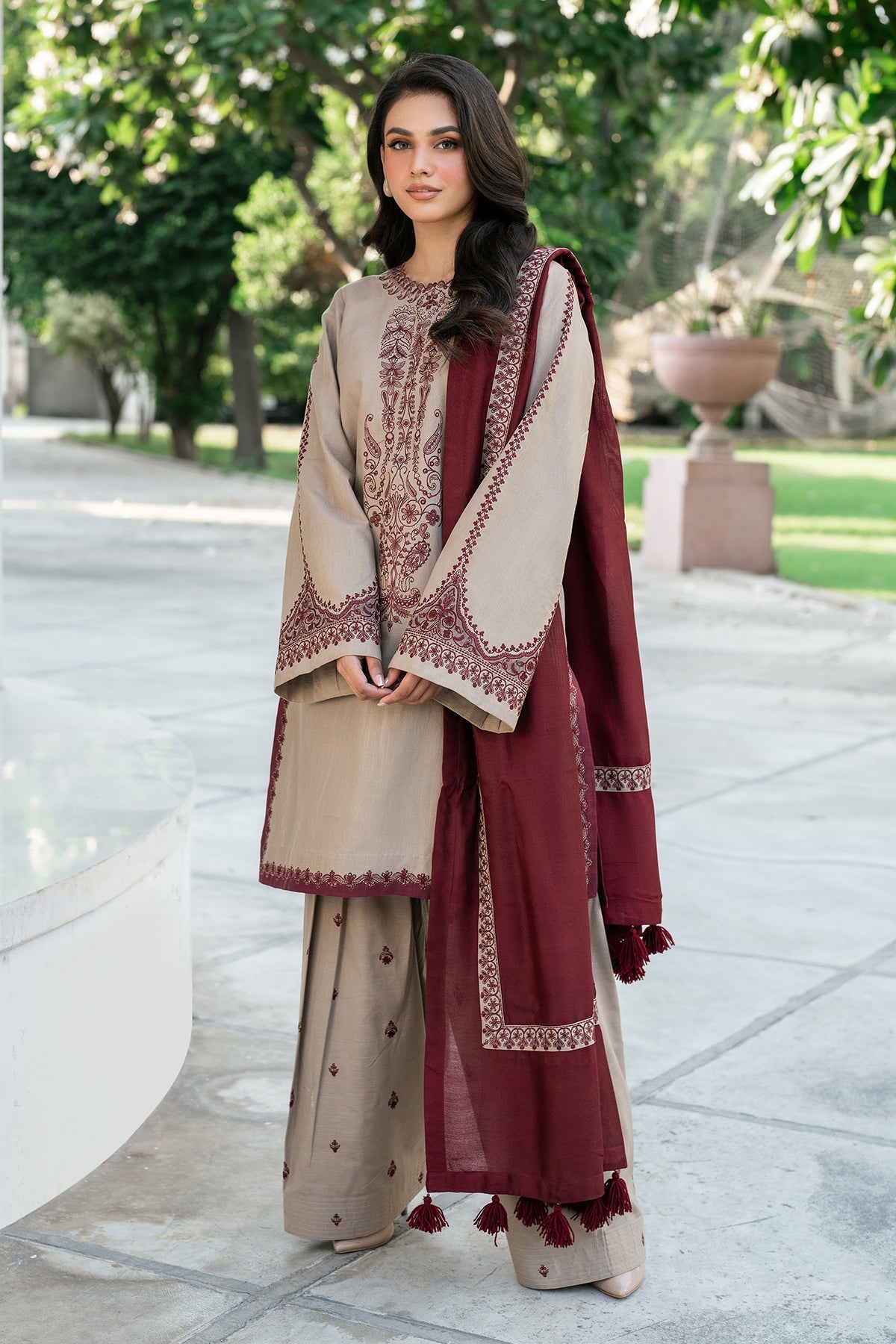 Baroque Embroidered Khaddar SF-4003 Online Shopping