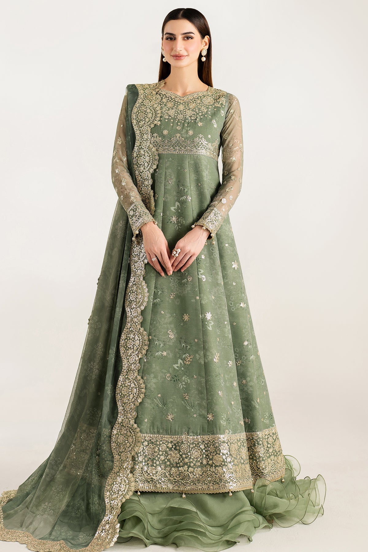 Farasha Olive Aura Online Shopping