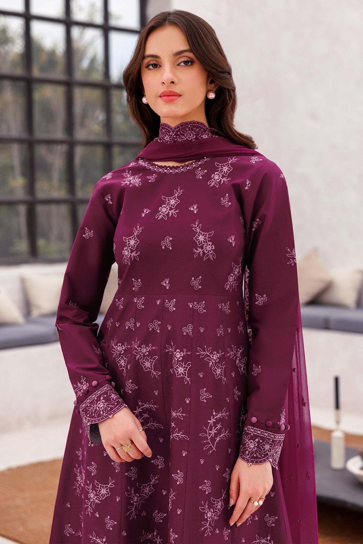 Farasha Regal Plum Online Shopping