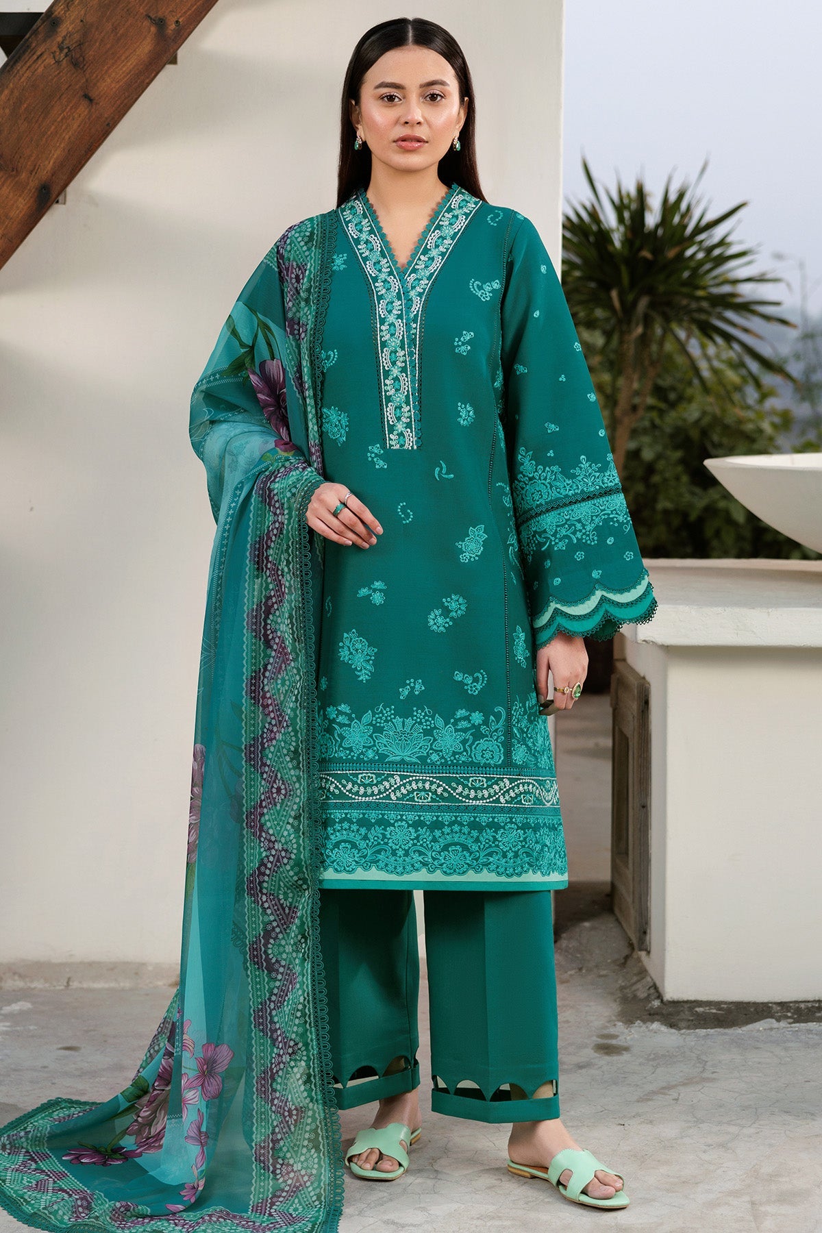 Farasha Dewy Teal Online Shopping