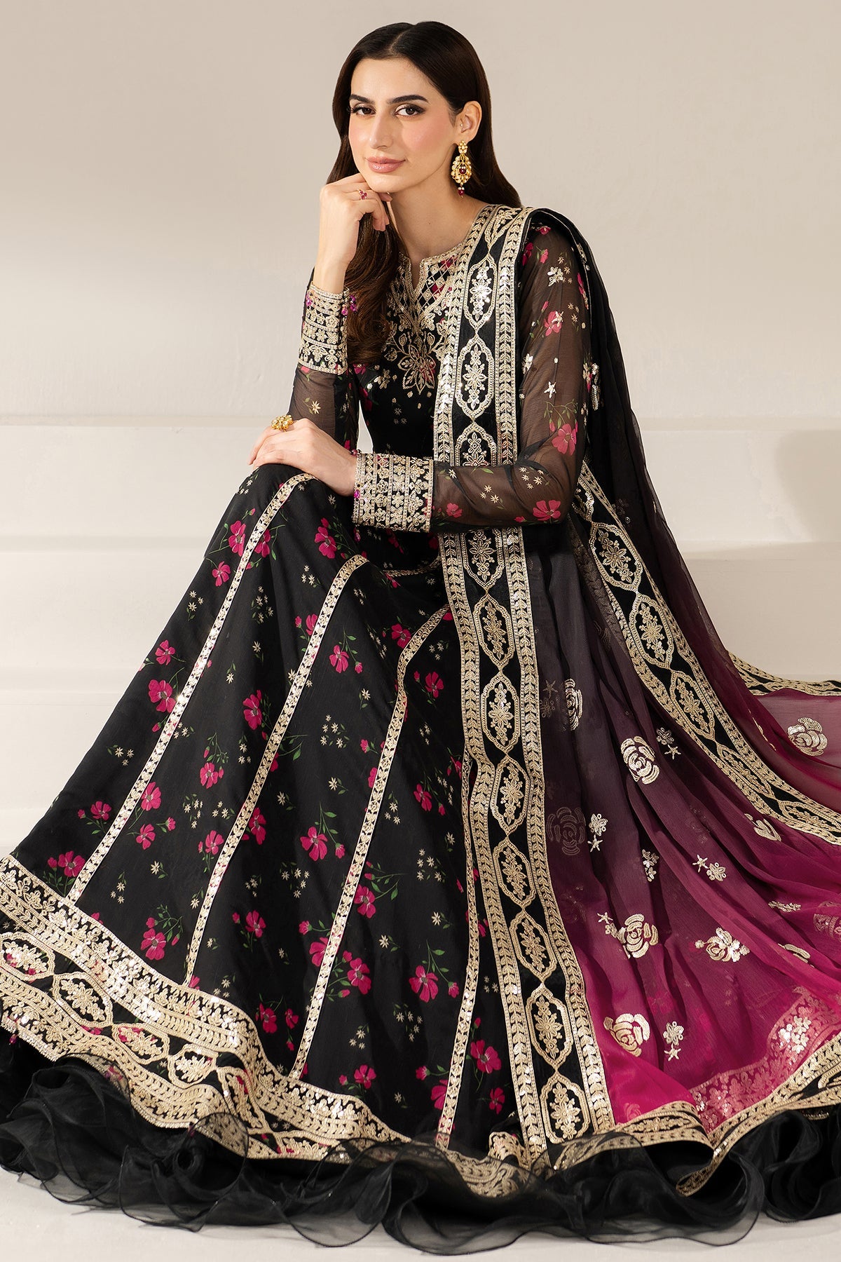 Farasha Fuchsia Night Online Shopping