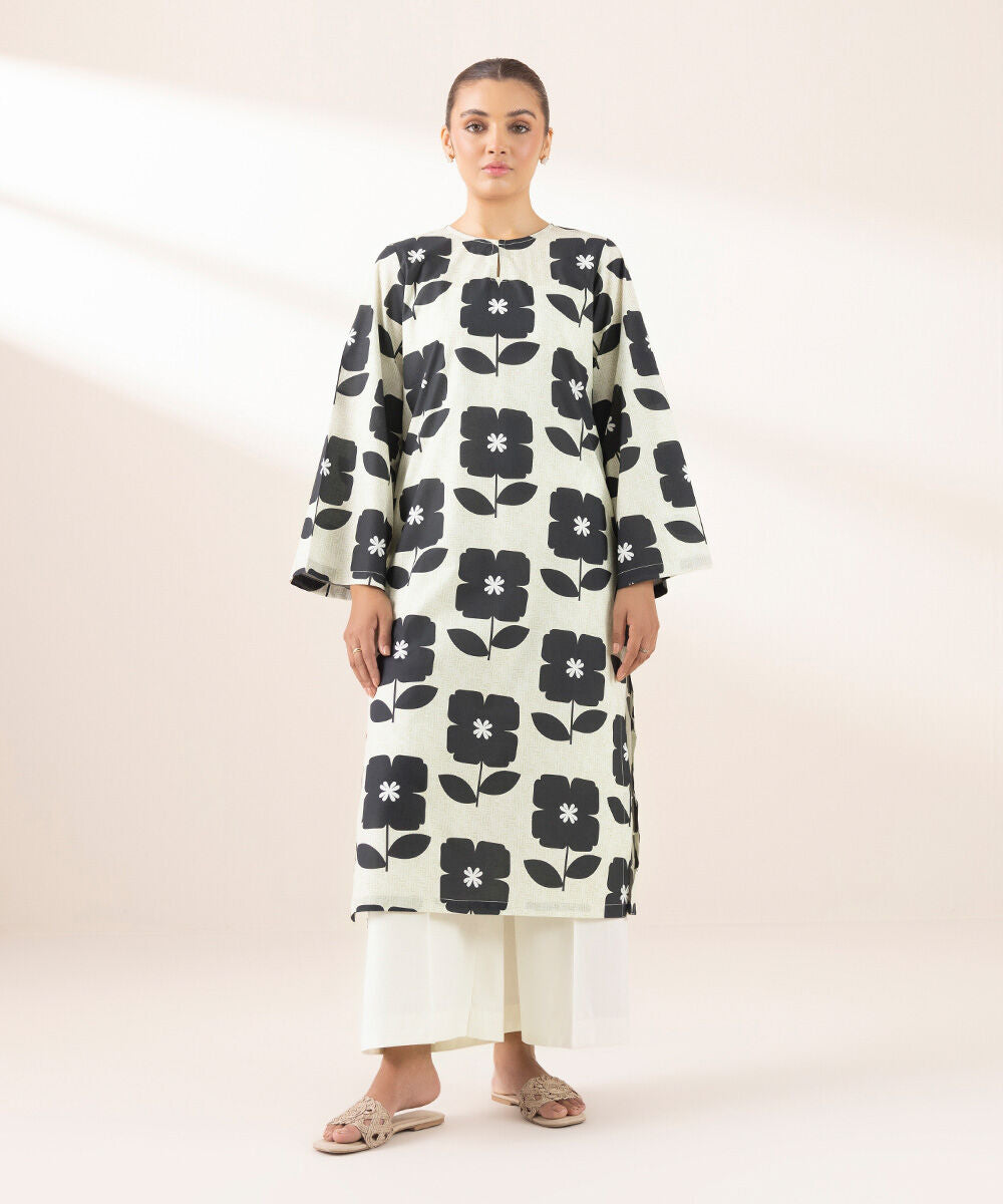 Sapphire Printed Lawn Shirt 2PBDF25V26ST Online Shopping