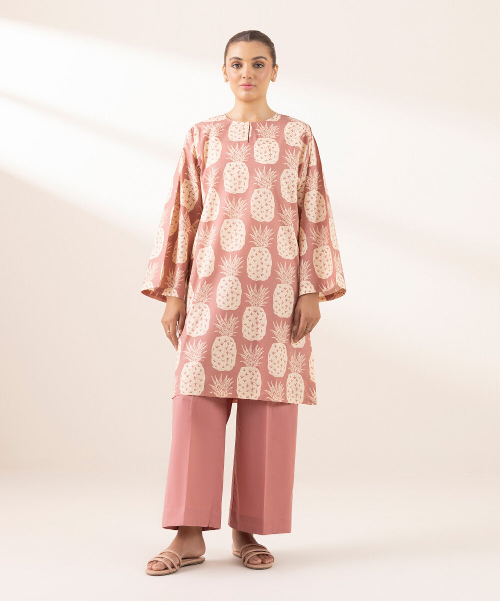 Sapphire Printed Lawn Shirt 2PBDF25V27ST Online Shopping