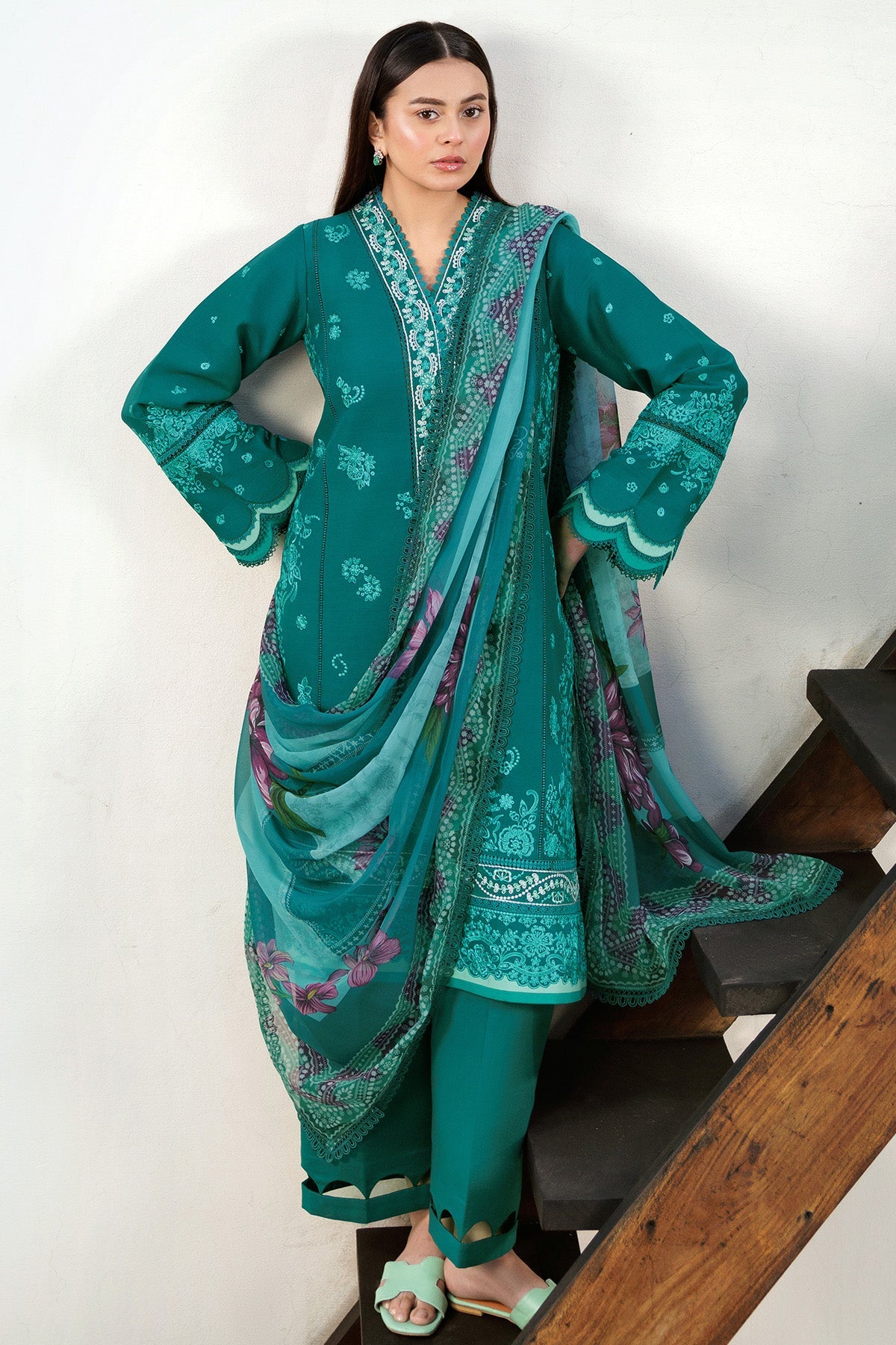 Farasha Dewy Teal Online Shopping