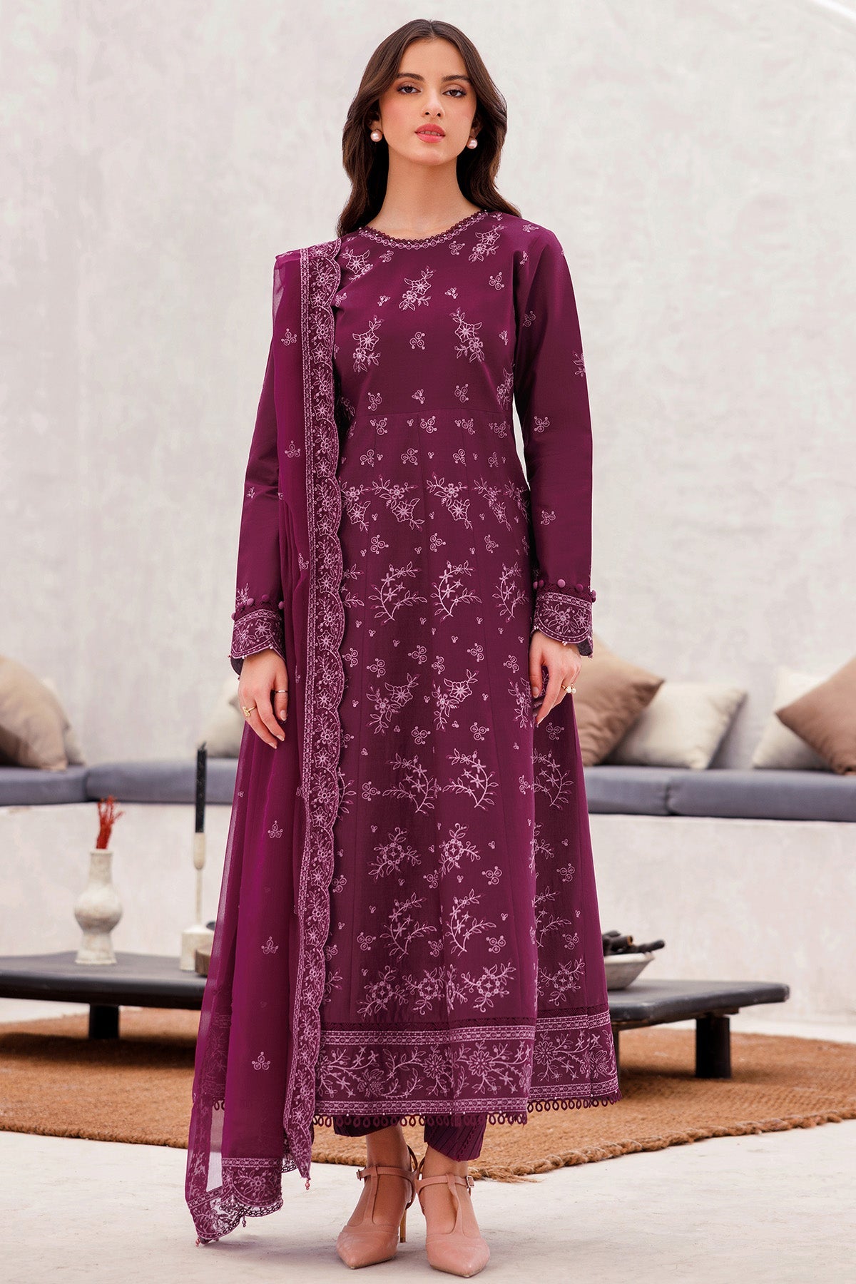 Farasha Regal Plum Online Shopping