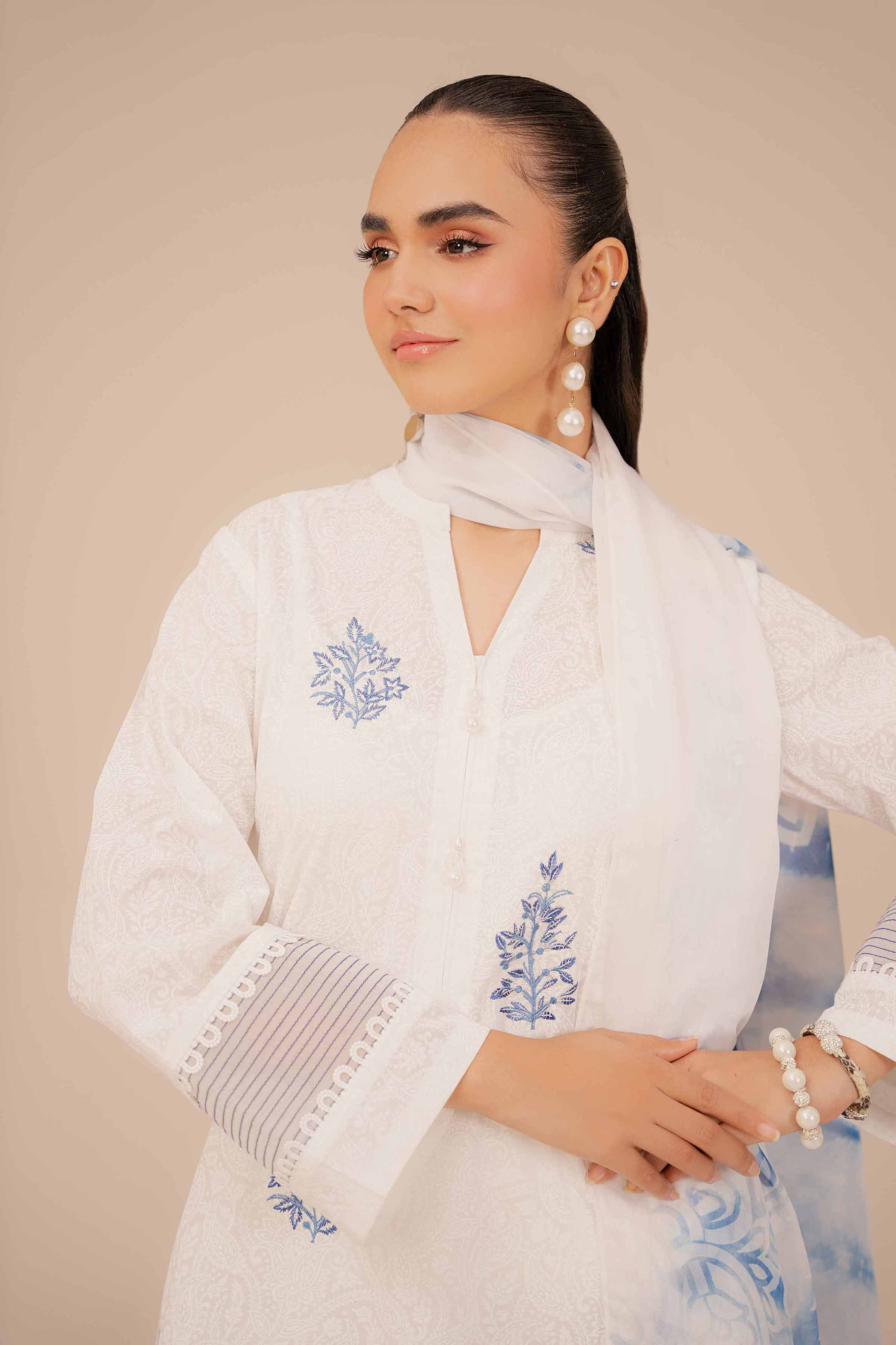 Nishat Linen 2 Piece - Printed Embroidered Suit - 42401946 Online Shopping