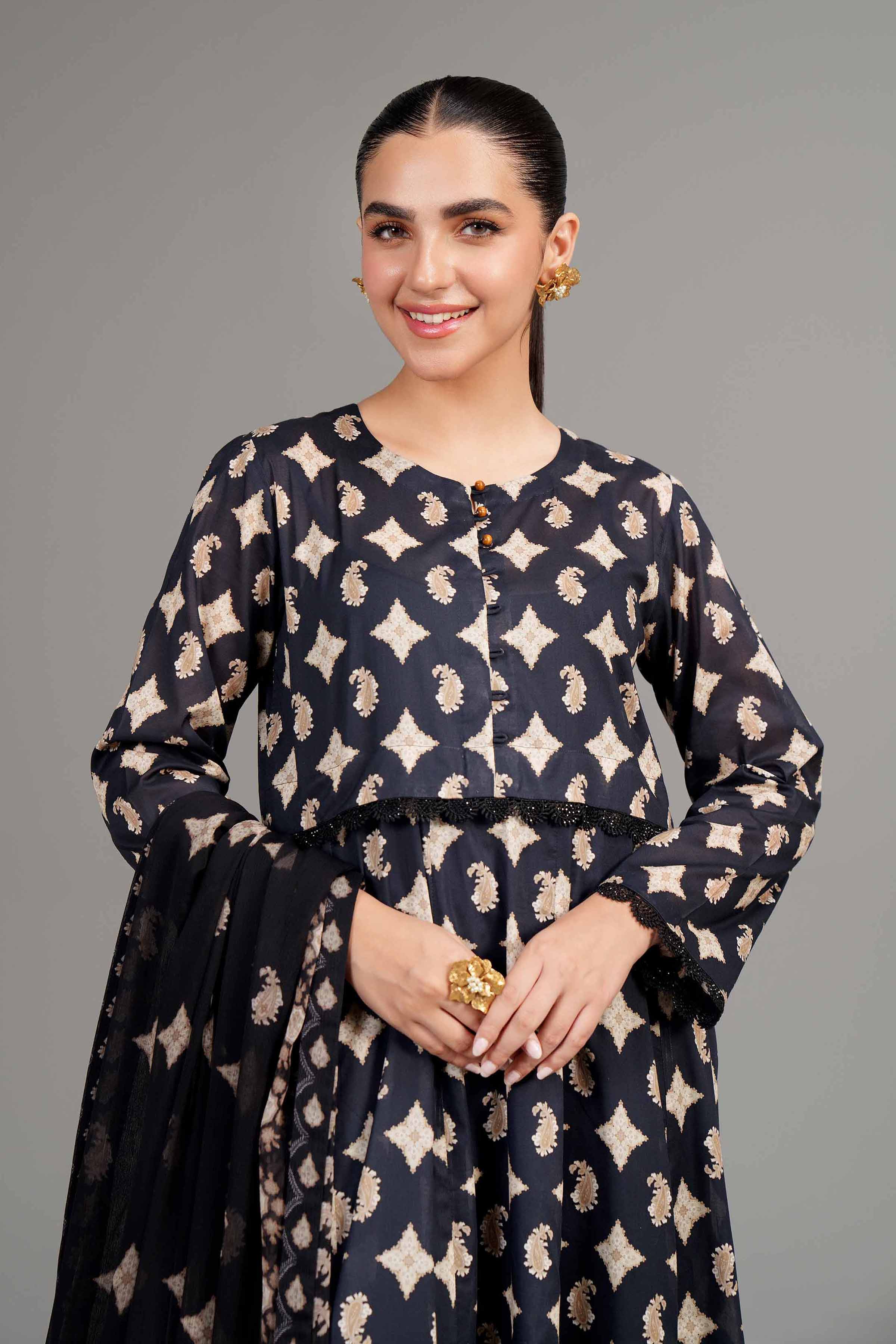 Nishat Linen 3 Piece - Printed Suit - 42402019 Online Shopping