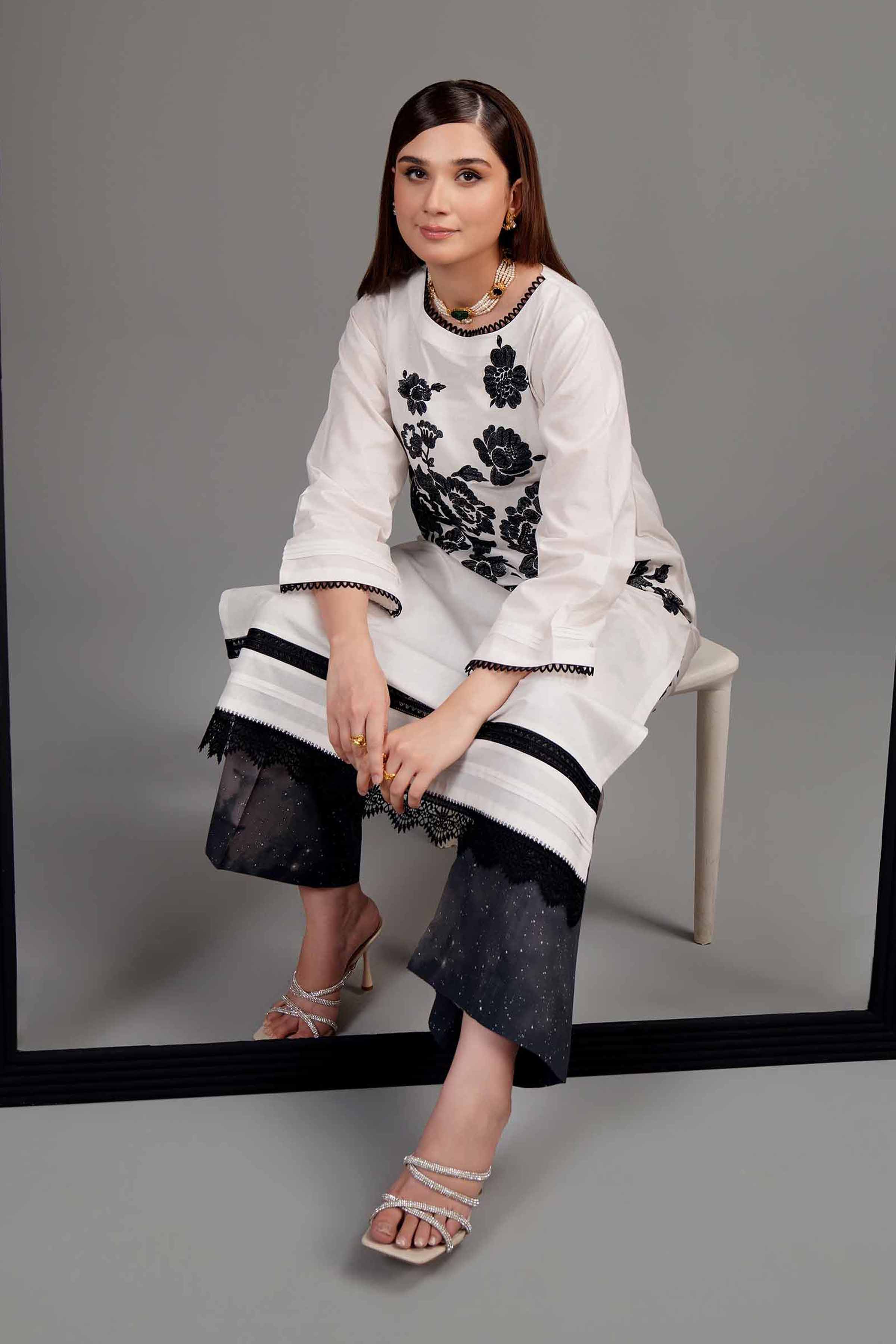 Nishat Linen 2 Piece - Digital Printed Embroidered Suit - 42402078 Online Shopping