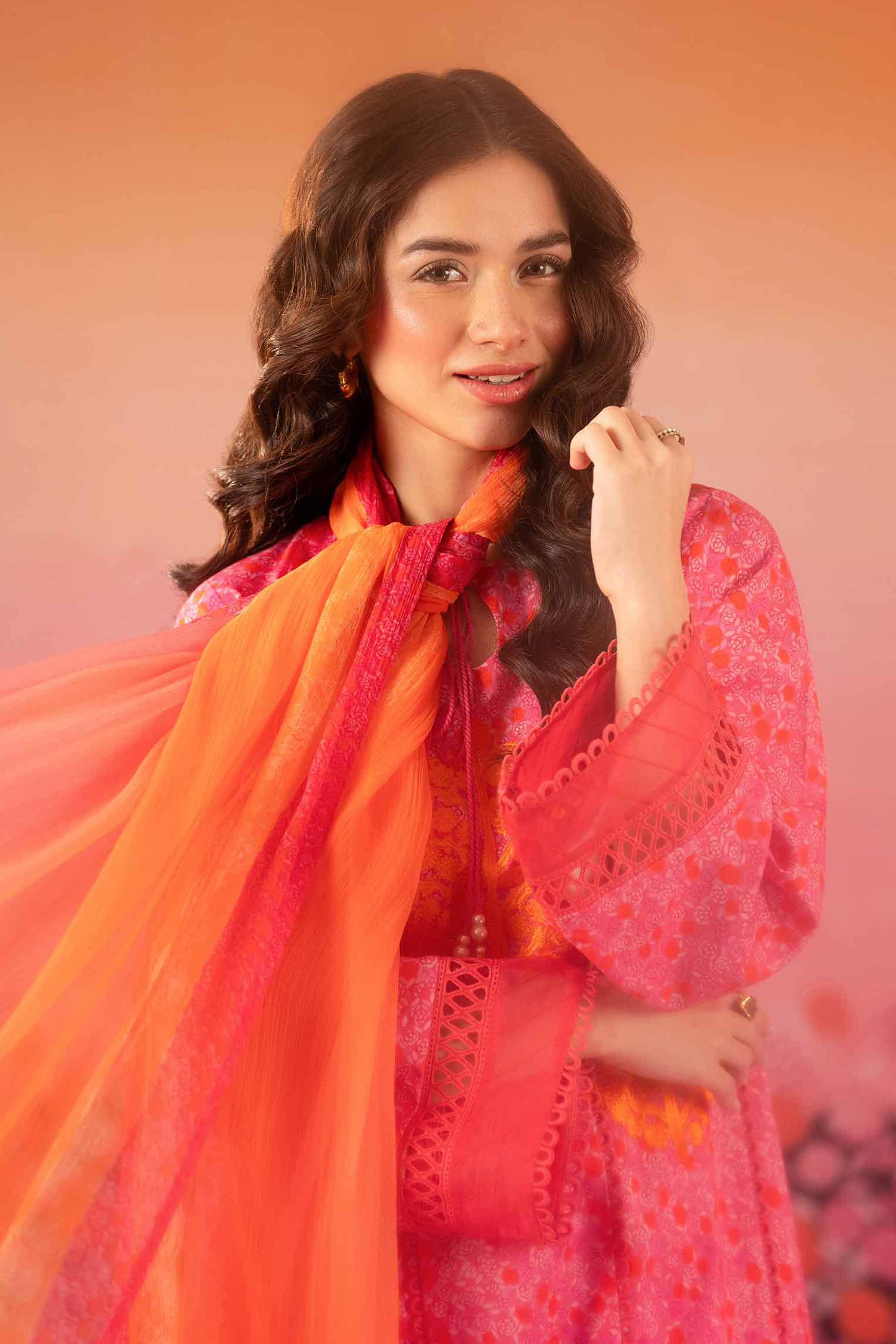 Nishat Linen 3 Piece - Printed Embroidered Suit - 42501085 Online Shopping
