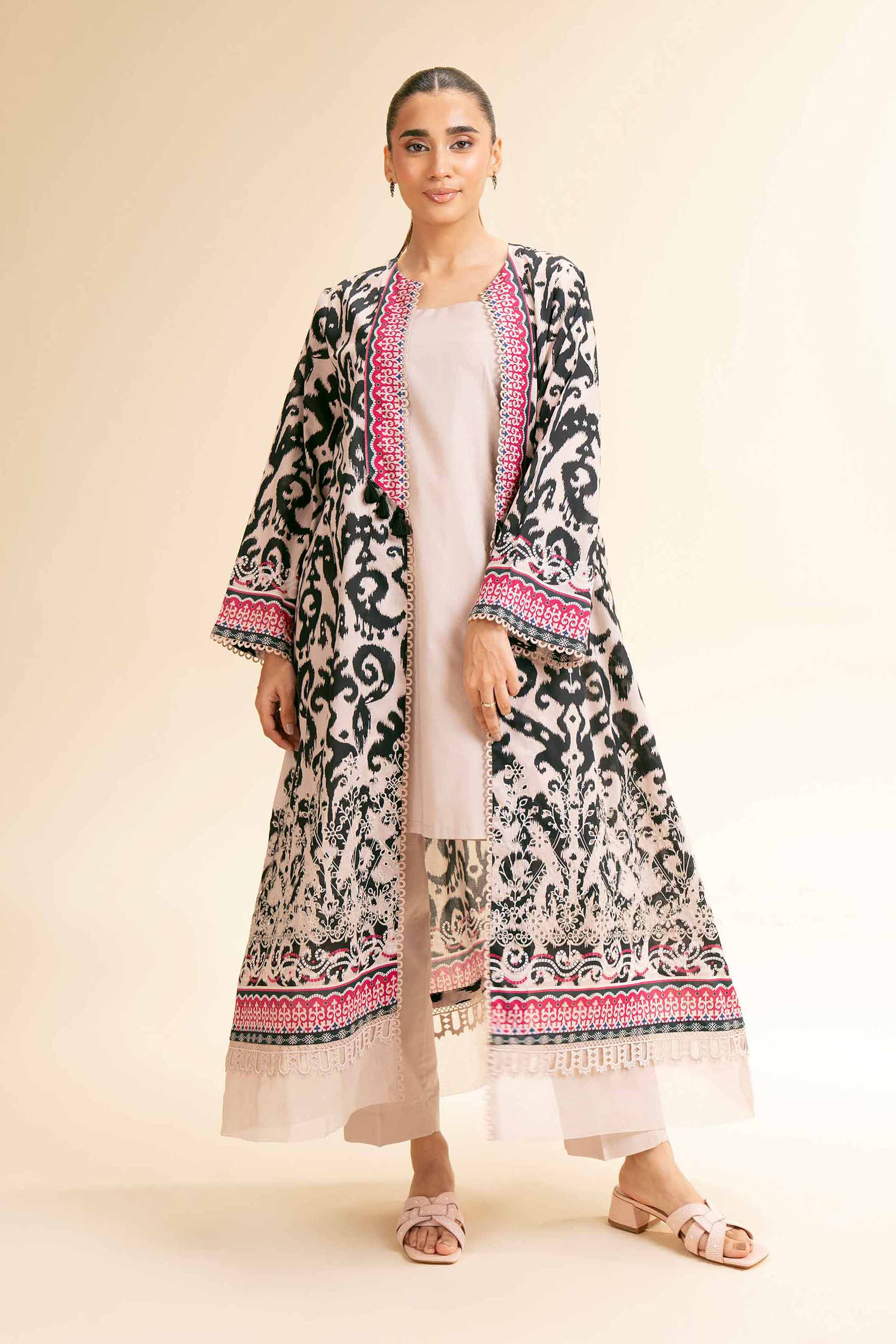 Nishat Linen 2 Piece - Digital Printed Embroidered Suit - 42501149 Online Shopping
