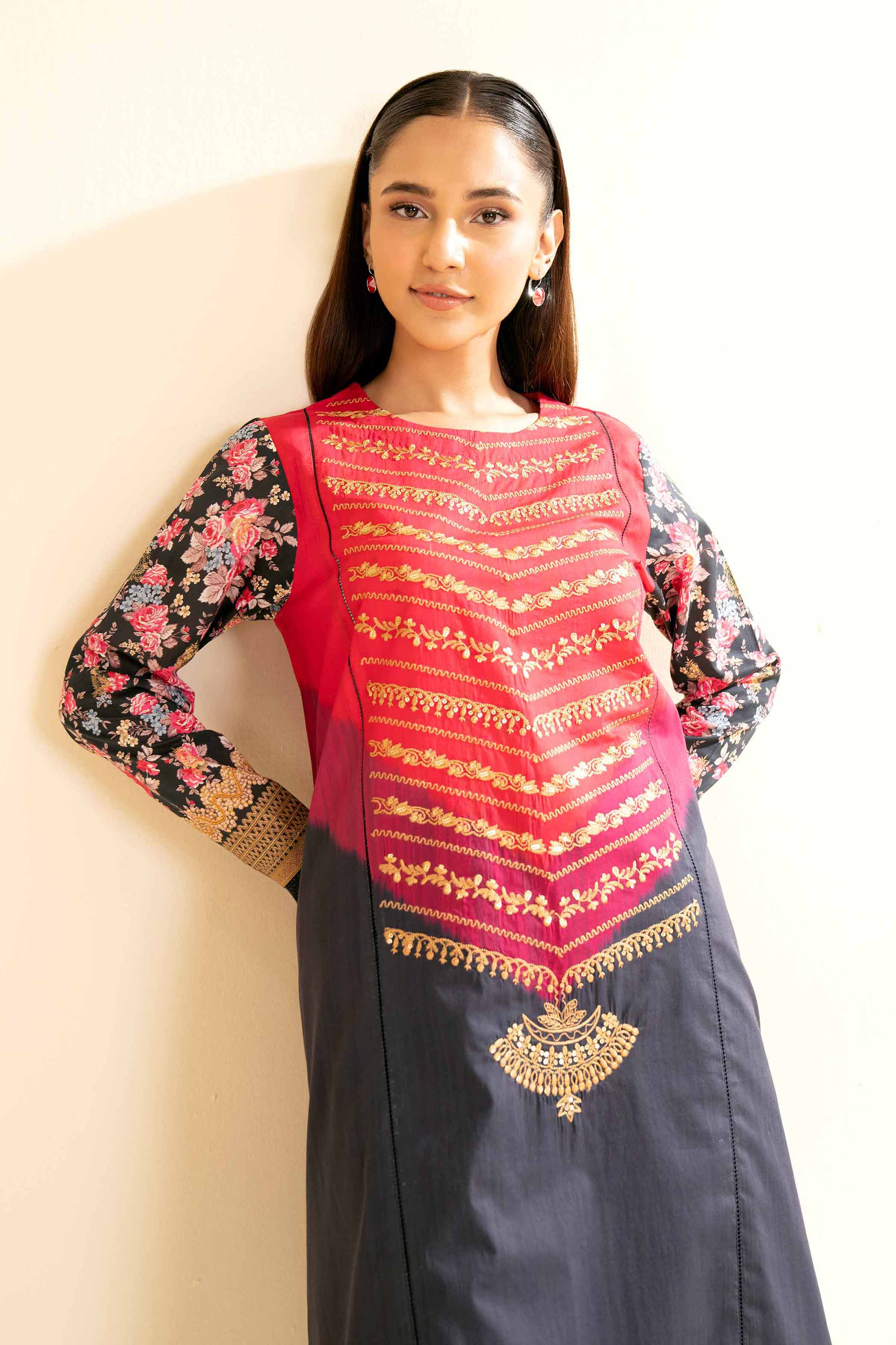 Nishat Linen 2 Piece - Digital Printed Embroidered Suit - 42501151 Online Shopping