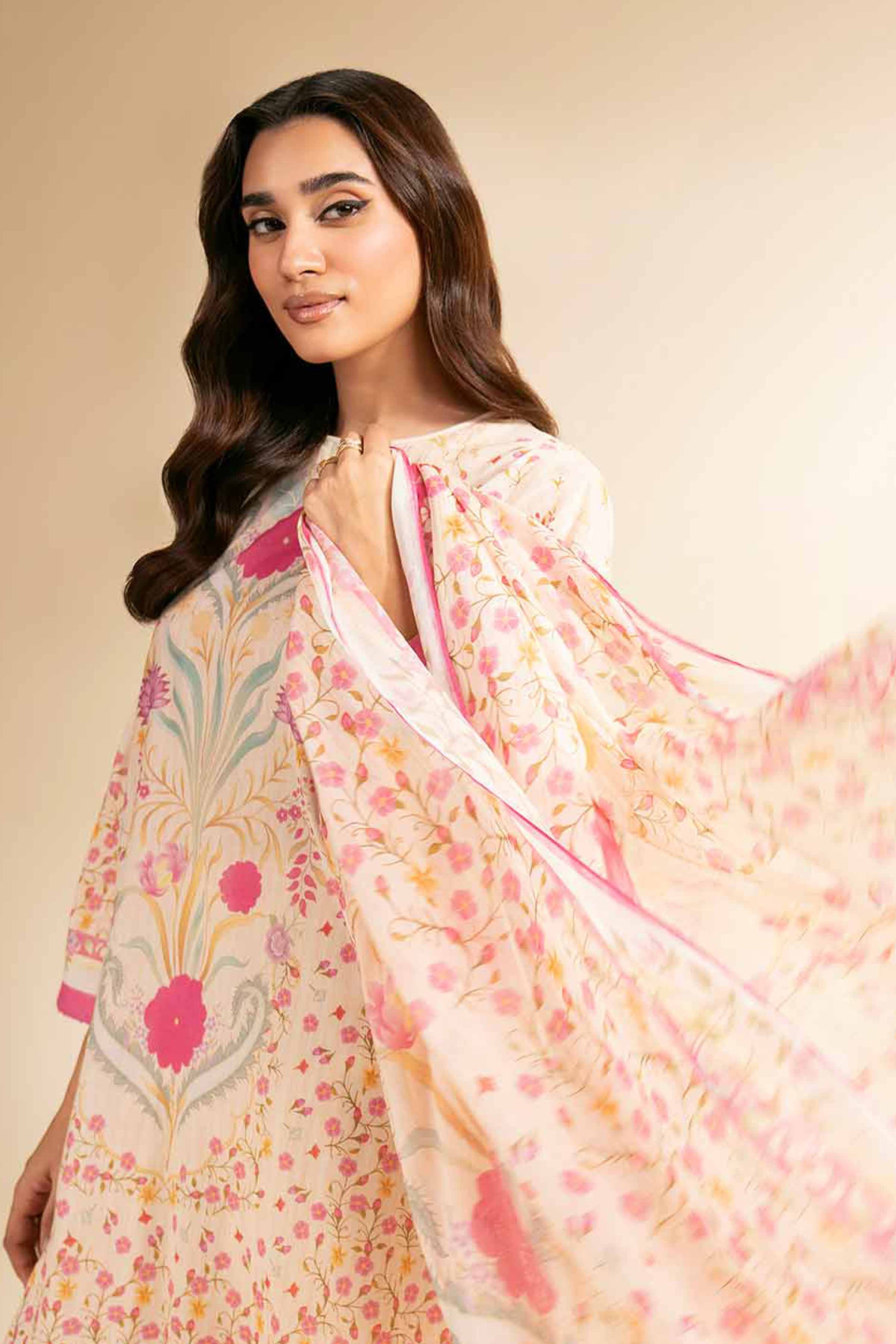 Nishat Linen 3 Piece - Digital Printed Suit - 42501214 Online Shopping