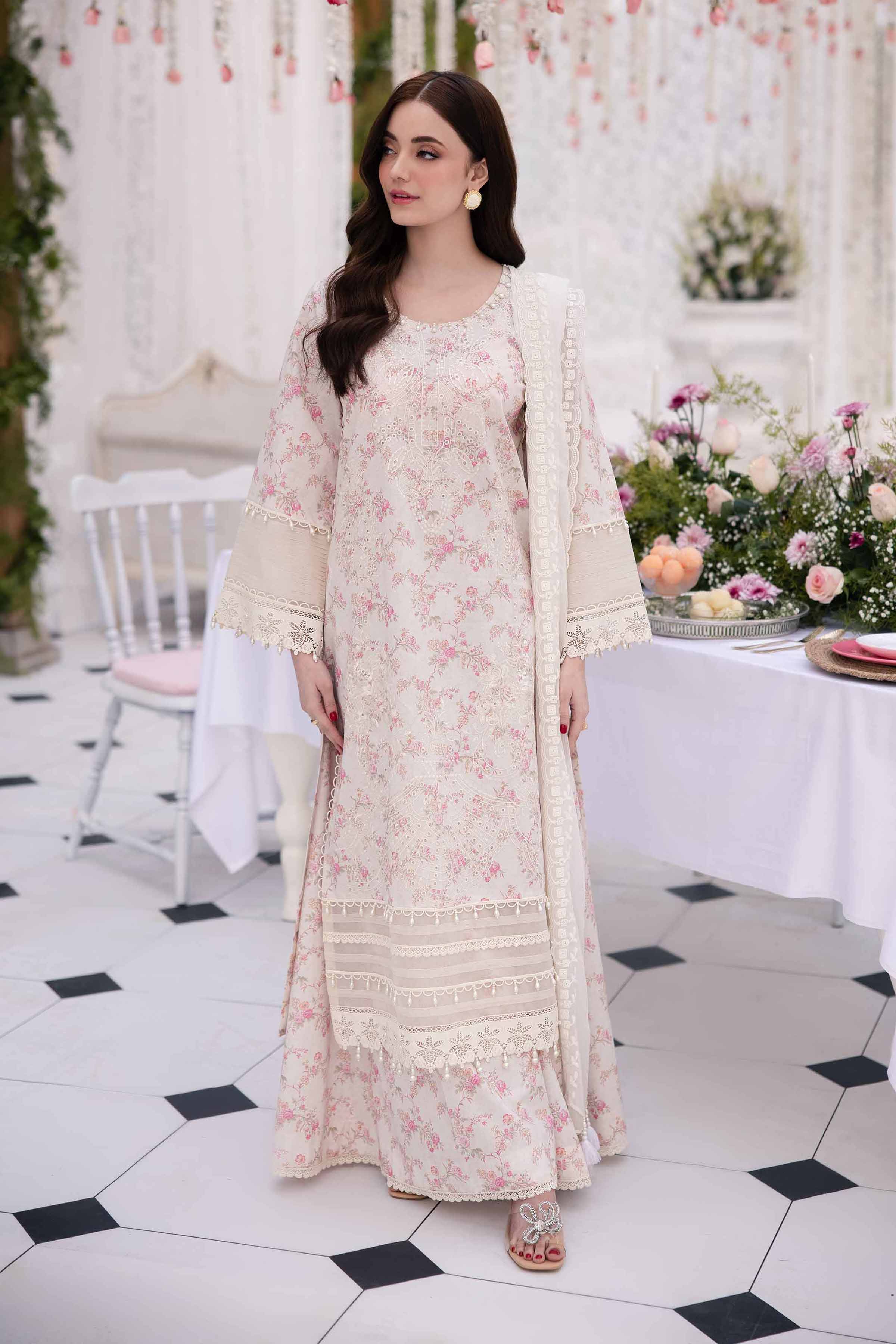 Nishat Linen 3 Piece - Printed Embroidered Suit - 42501280 Online Shopping