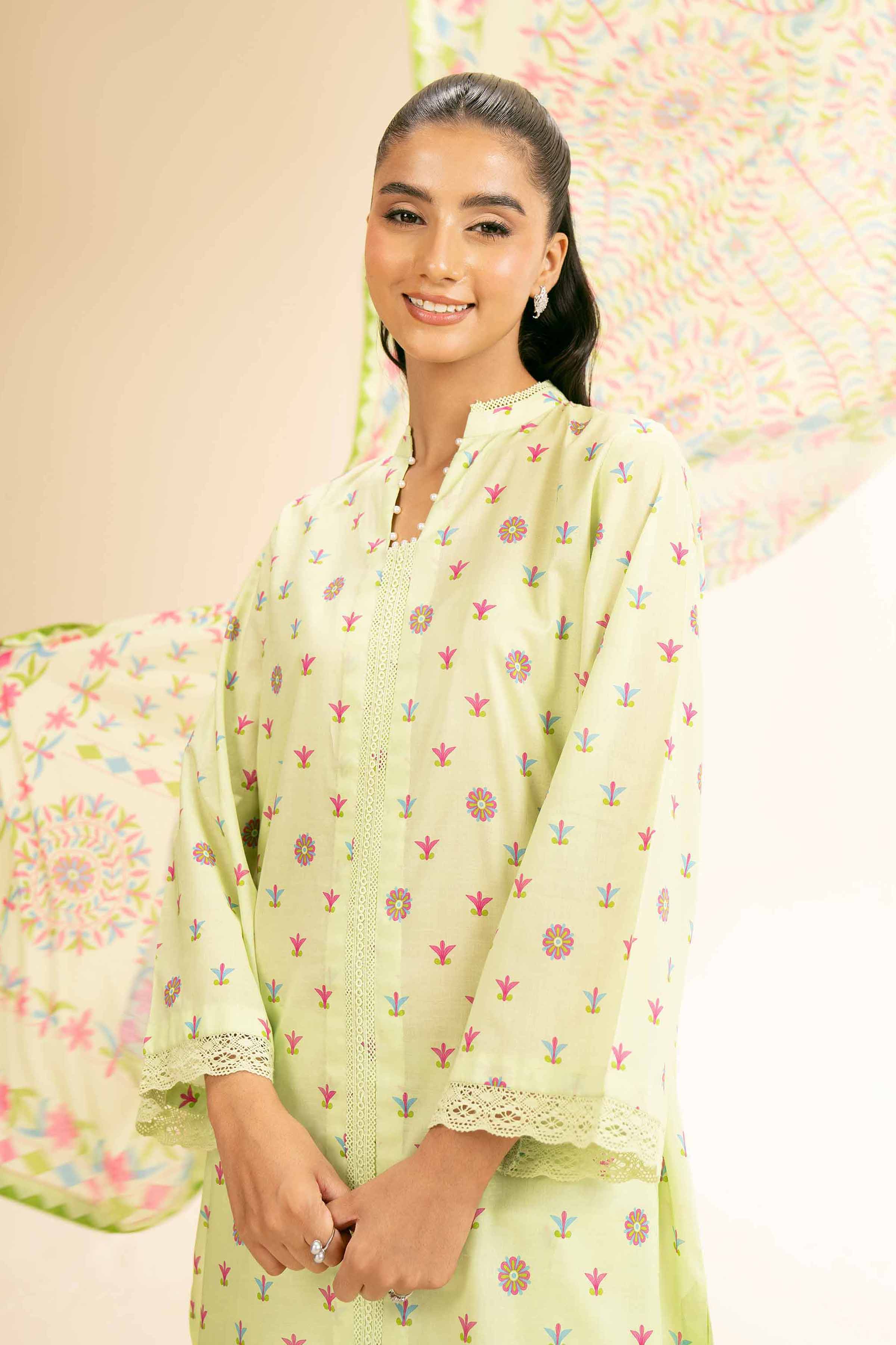 Nishat Linen 3 Piece - Printed Suit - 42501316 Online Shopping