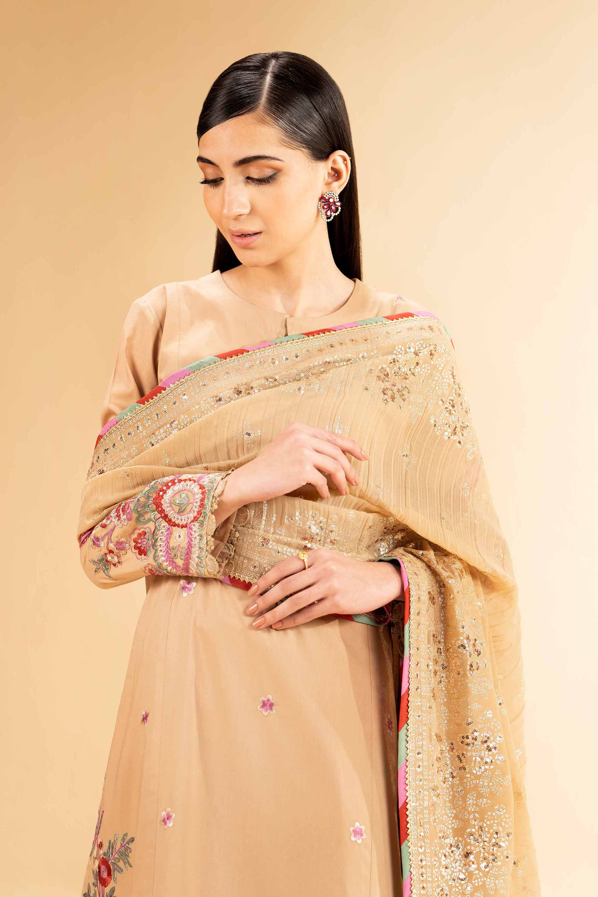 Nishat Linen 3 Piece - Embellished Suit - 42501369 Online Shopping