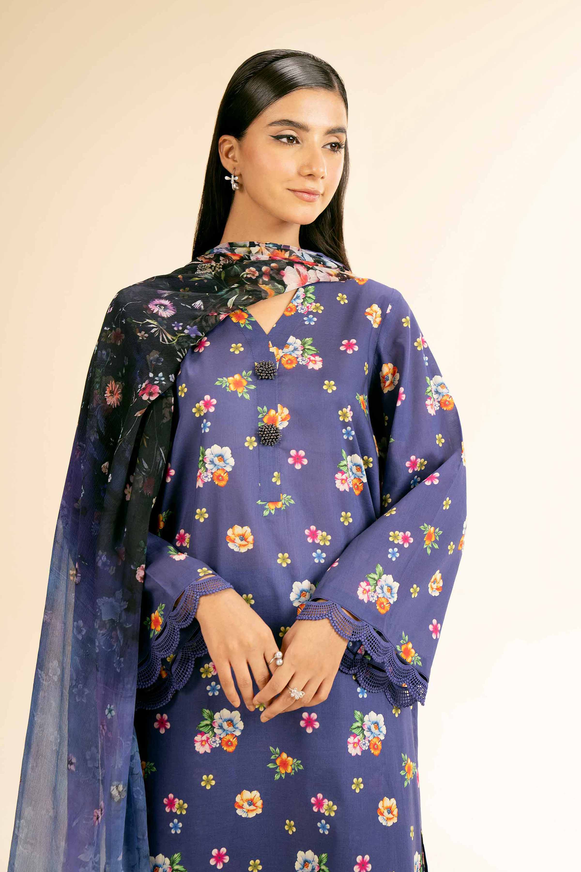 Nishat Linen 3 Piece - Printed Suit - 42501486 Online Shopping