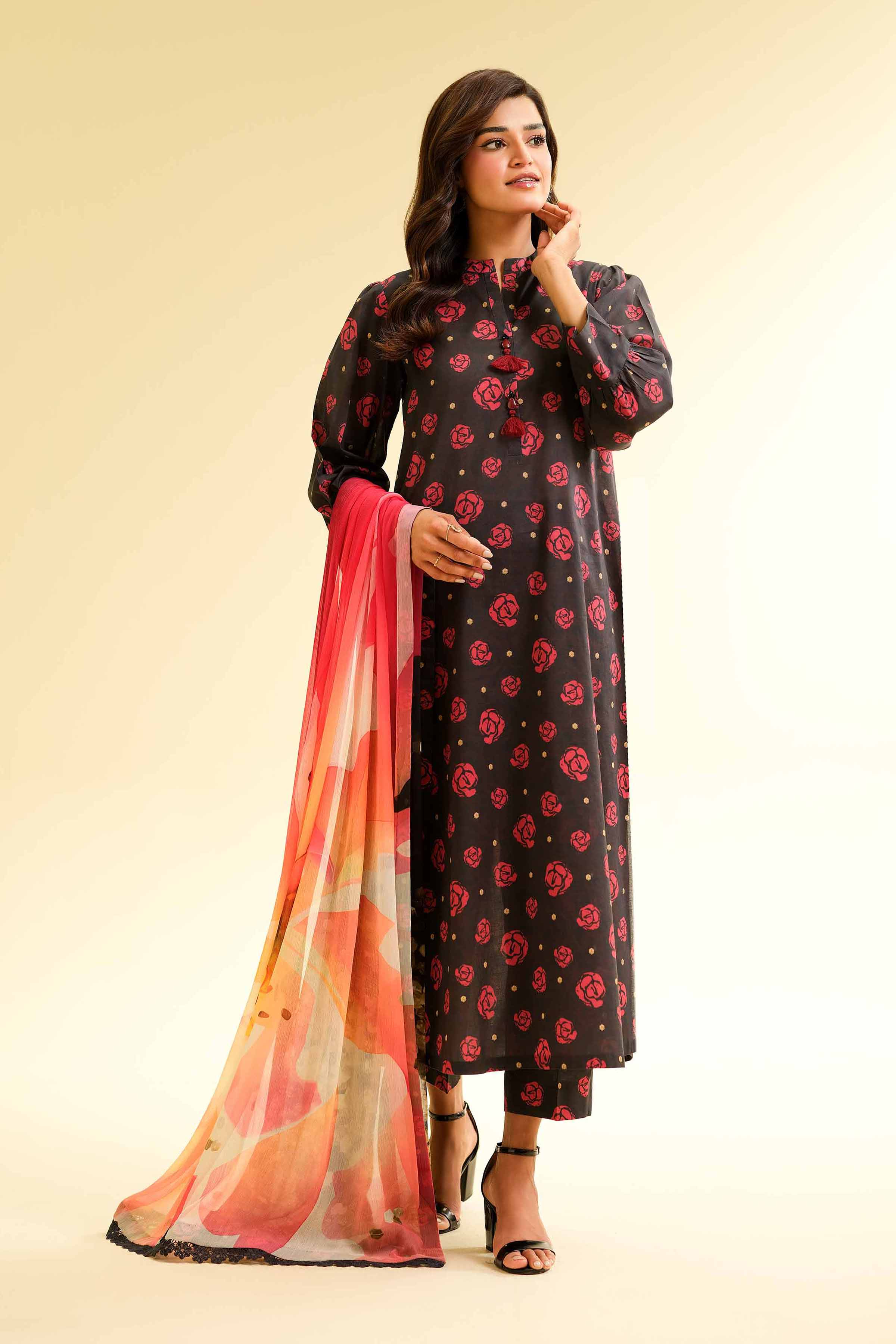 Nishat Linen 3 Piece - Printed Suit - 42501493 Online Shopping