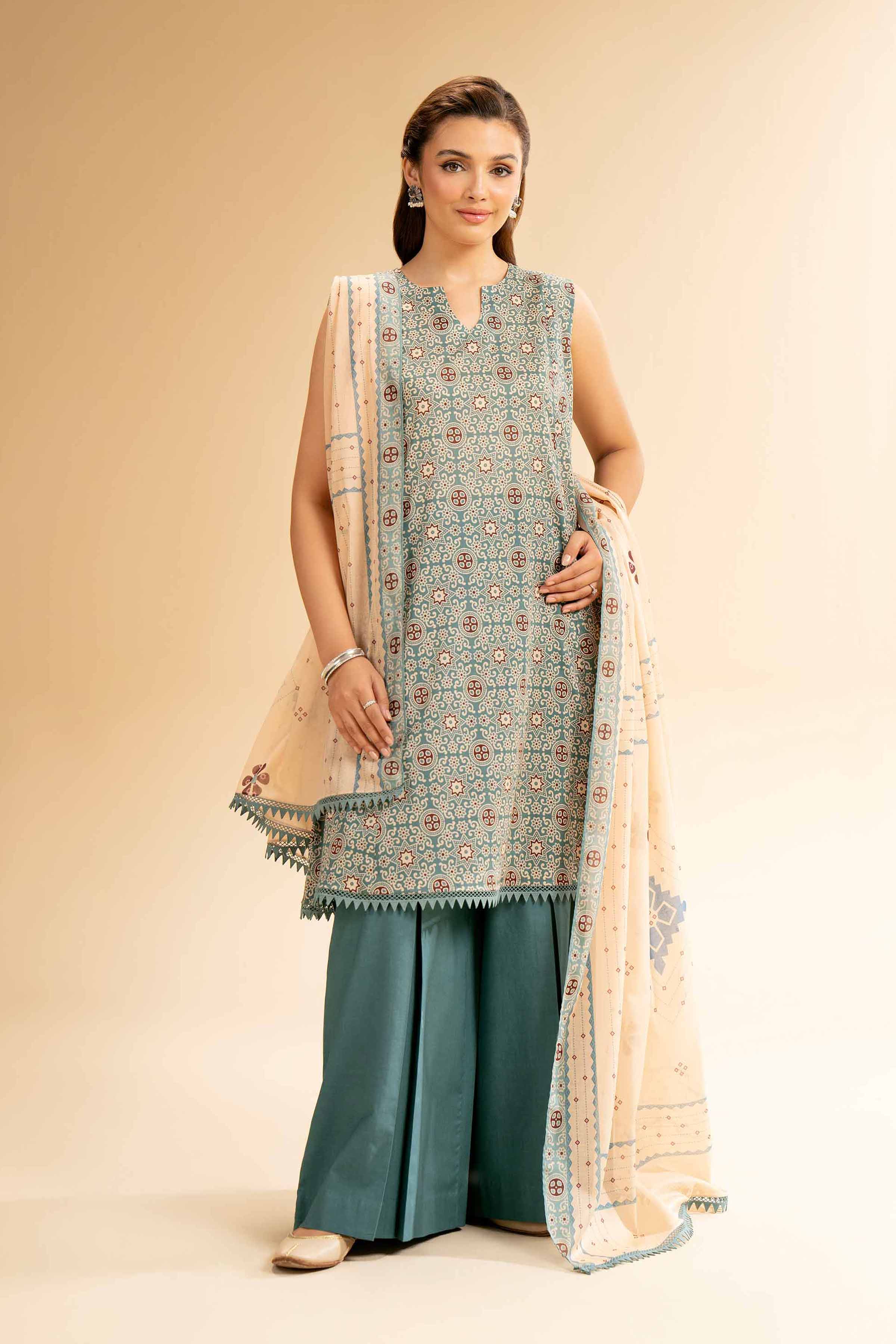 Nishat Linen 2 Piece - Printed Suit - 42501530 Online Shopping