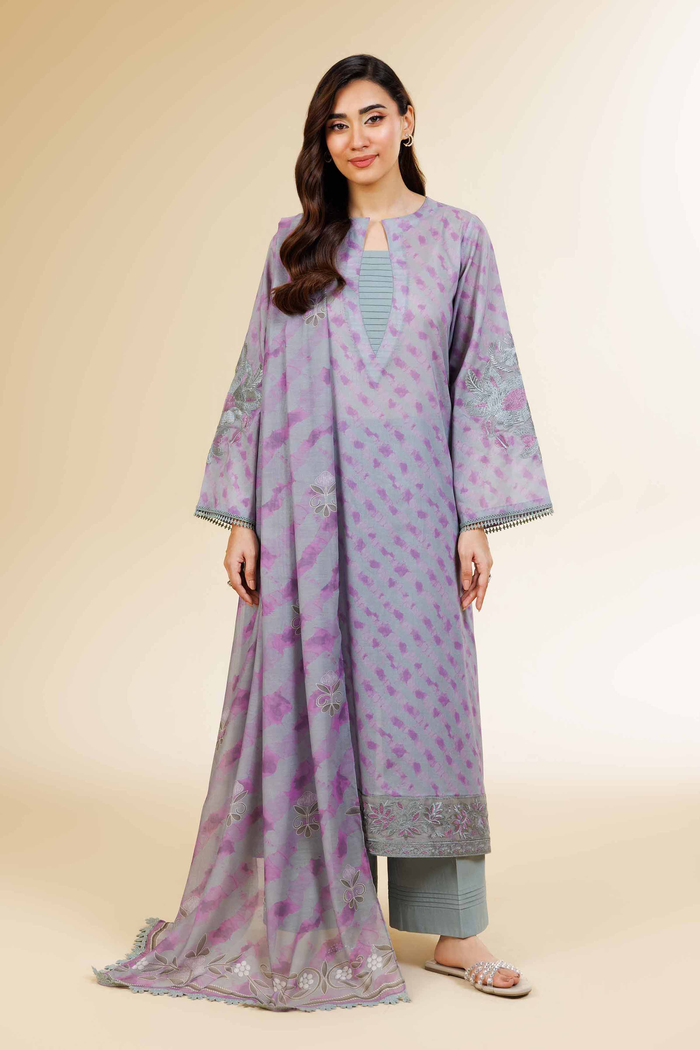 Nishat Linen 2 Piece - Digital Printed Suit - 42501541 Online Shopping
