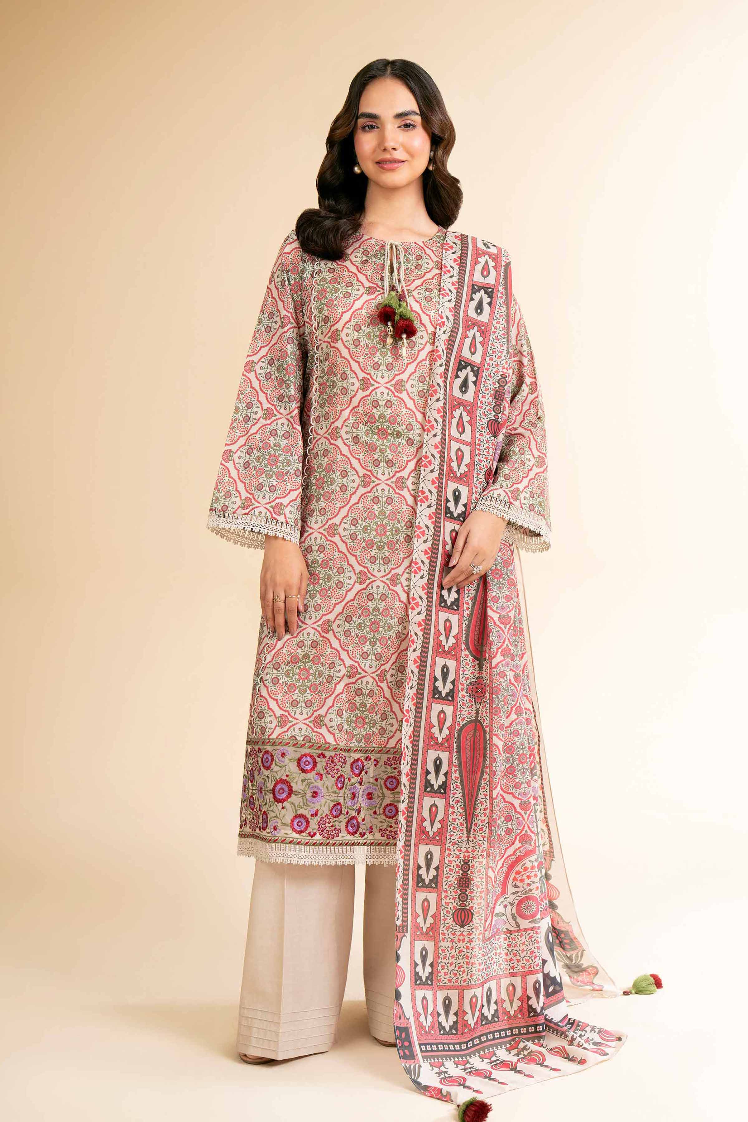 Nishat Linen 2 Piece - Digital Printed Suit - 42501543 Online Shopping