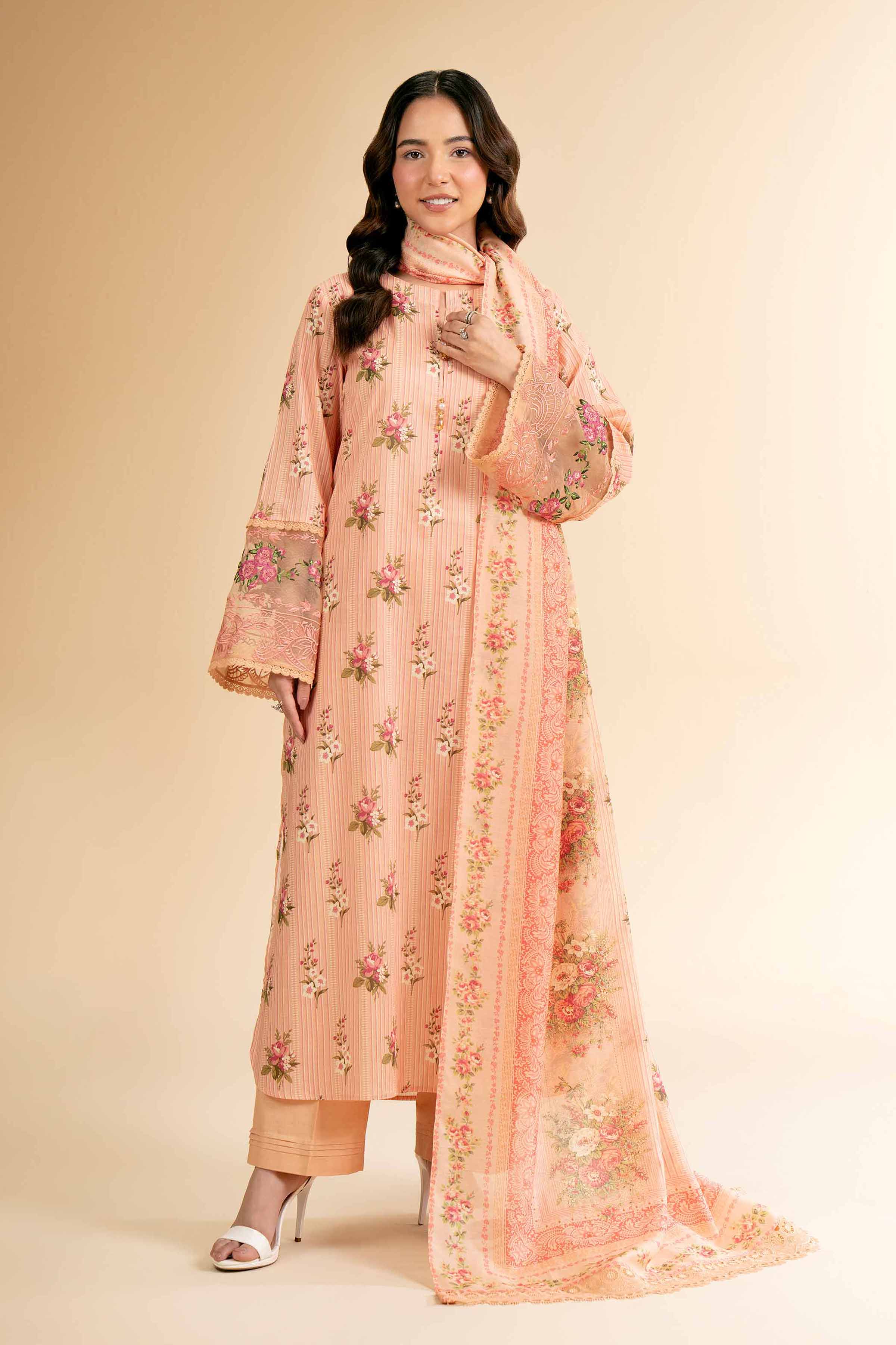 Nishat Linen 2 Piece - Digital Printed Suit - 42501544 Online Shopping