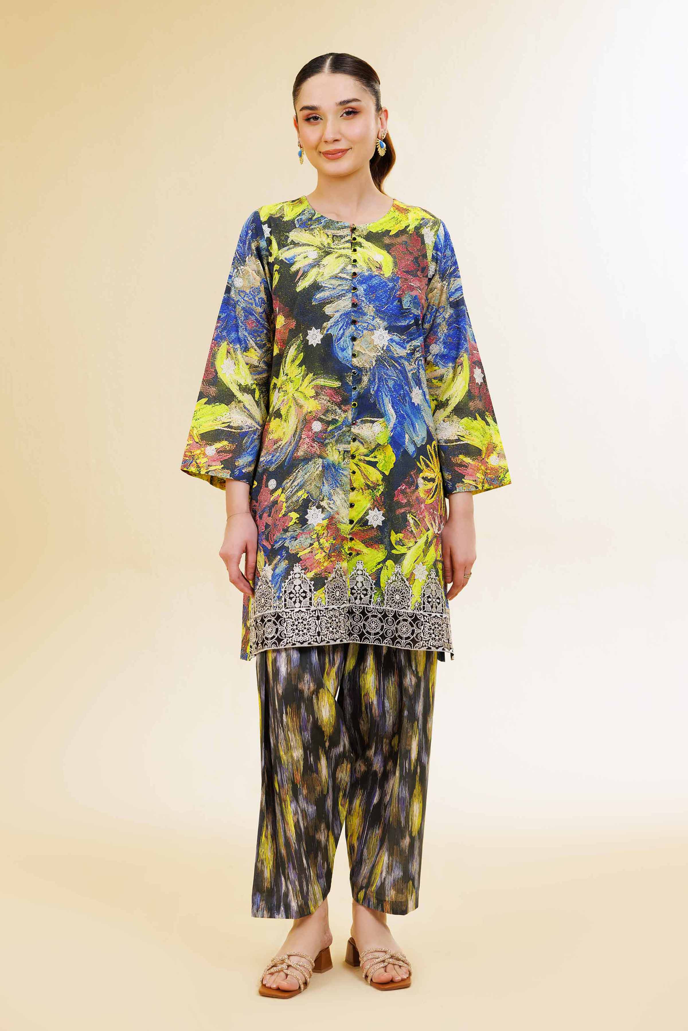 Nishat Linen 2 Piece - Digital Printed Suit - 42501564 Online Shopping