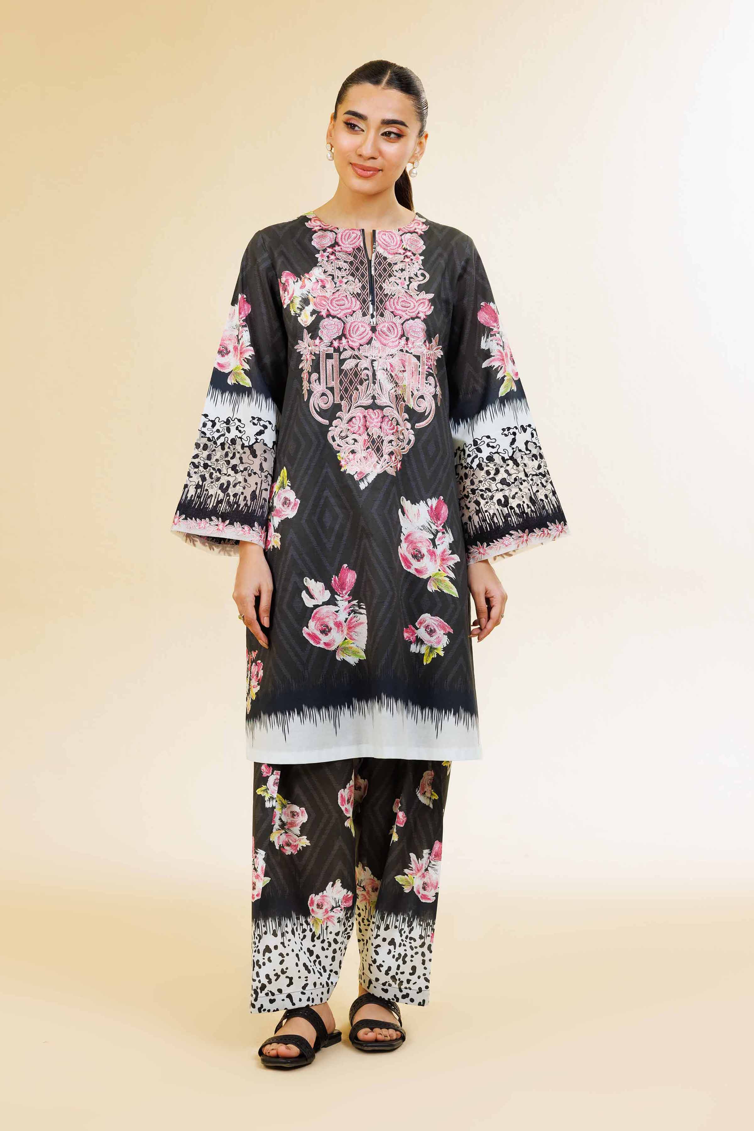 Nishat Linen 2 Piece - Digital Printed Suit - 42501566 Online Shopping
