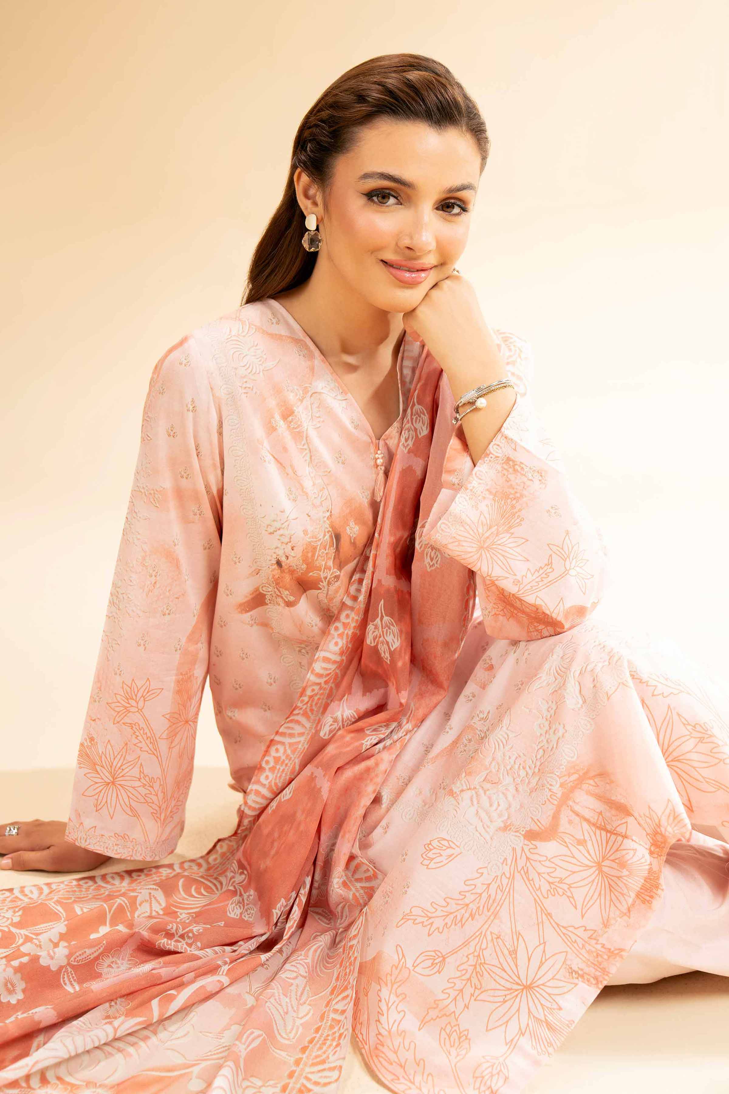 Nishat Linen 3 Piece - Digital Printed Suit - 42501599 Online Shopping