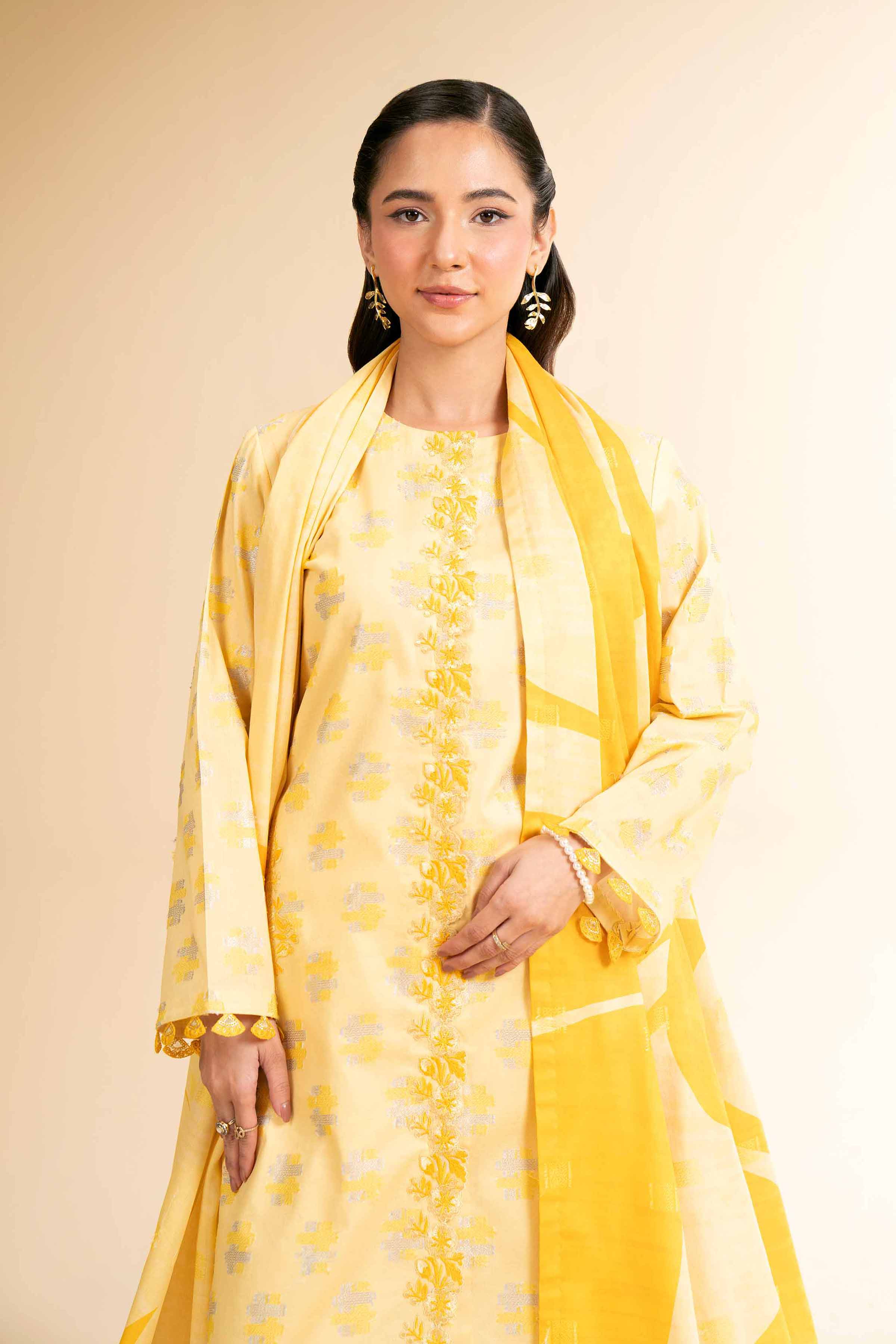 Nishat Linen 3 Piece - Digital Printed Embroidered Suit - 42501635 Online Shopping