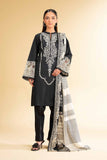 Nishat Linen 3 Piece - Printed Embroidered Suit - 42501657 Online Shopping