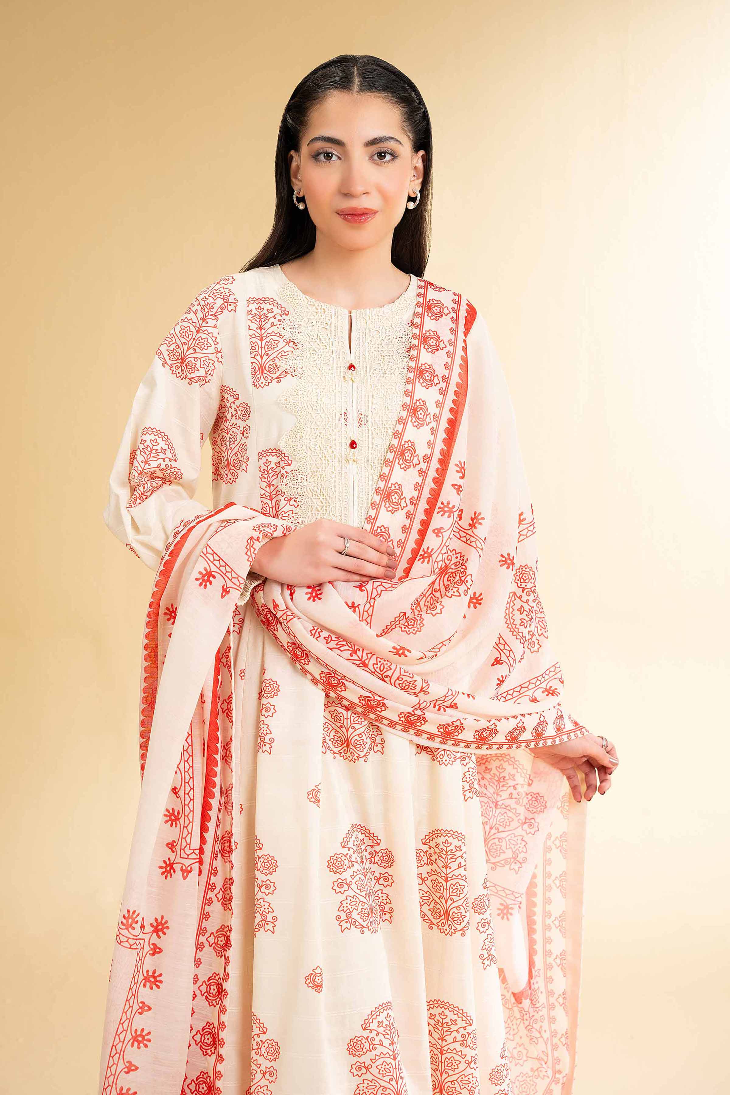 Nishat Linen 3 Piece - Digital Printed Suit - 42501677 Online Shopping