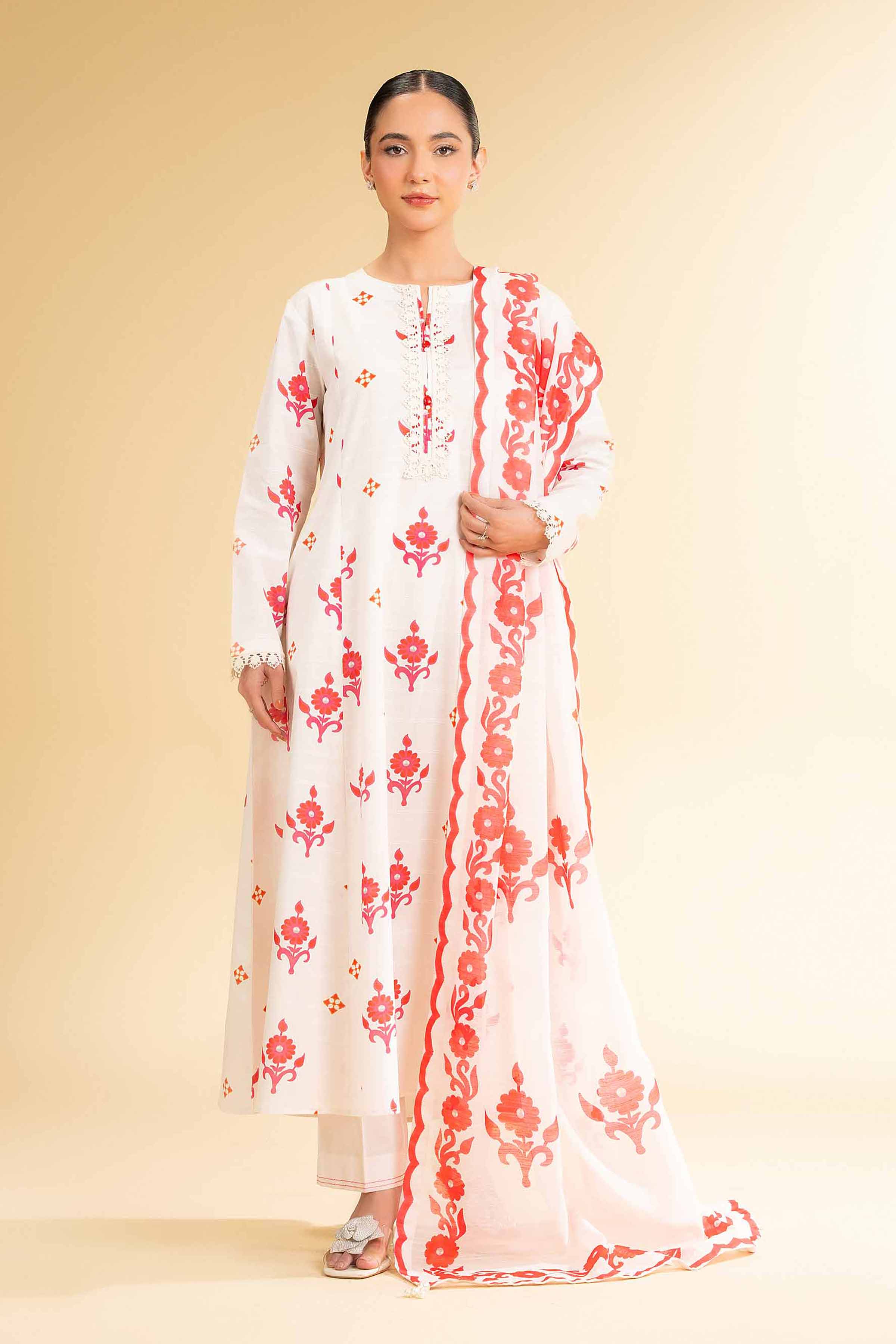 Nishat Linen 3 Piece - Digital Printed Suit - 42501678 Online Shopping