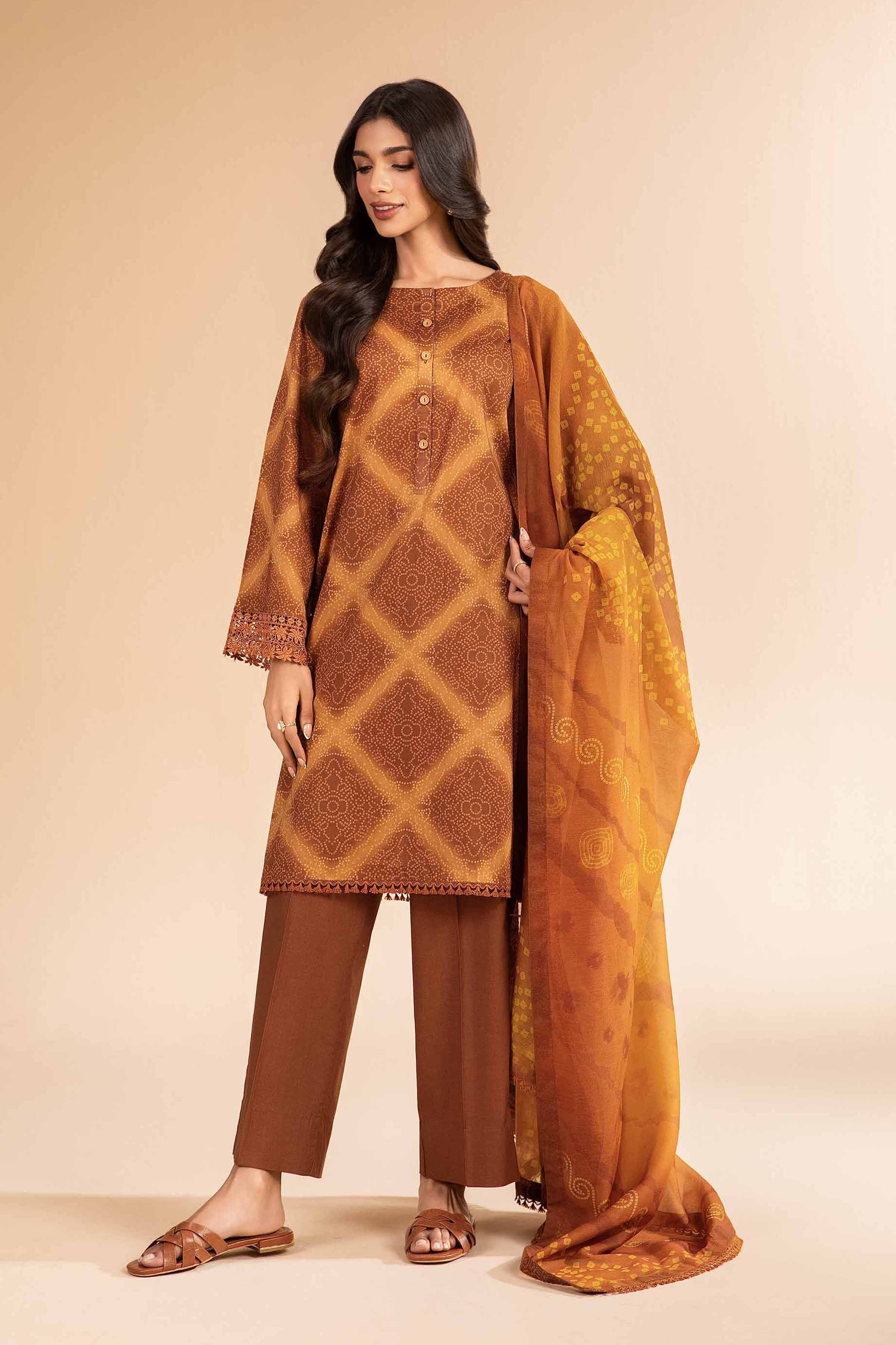 Nishat Linen 2 Piece - Digital Printed Embroidered Suit - 42501750 Online Shopping