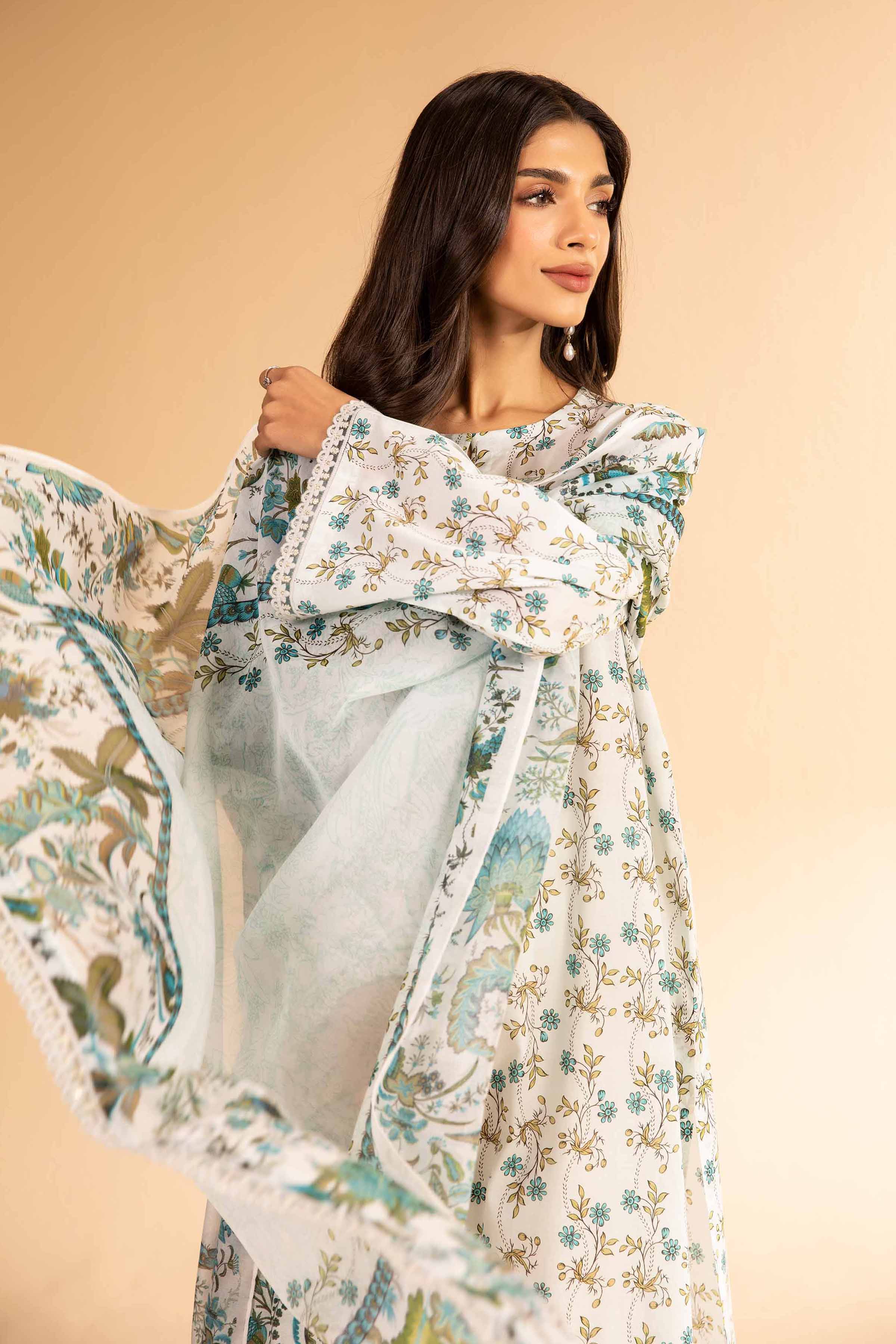 Nishat Linen 2 Piece - Digital Printed Embroidered Suit - 42501755 Online Shopping