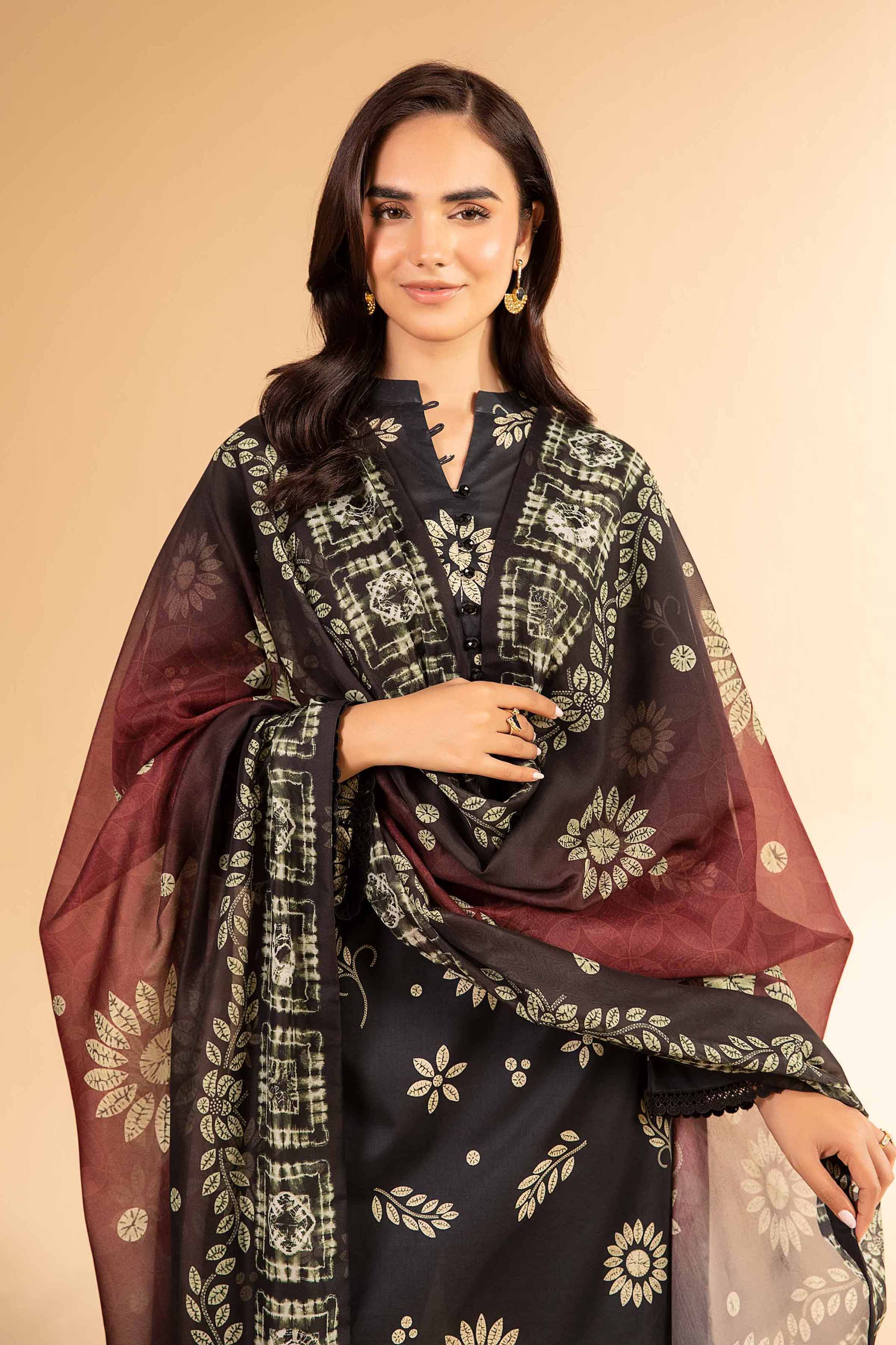 Nishat Linen 2 Piece - Digital Printed Embroidered Suit - 42501757 Online Shopping