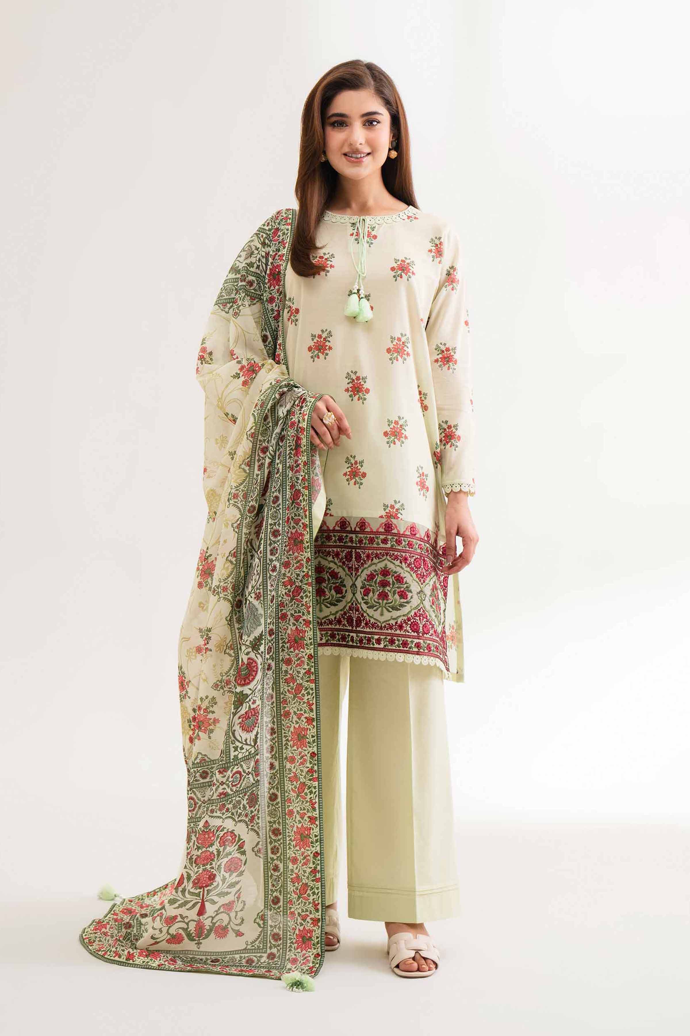 Nishat Linen 2 Piece - Digital Printed Embroidered Suit - 42501762 Online Shopping