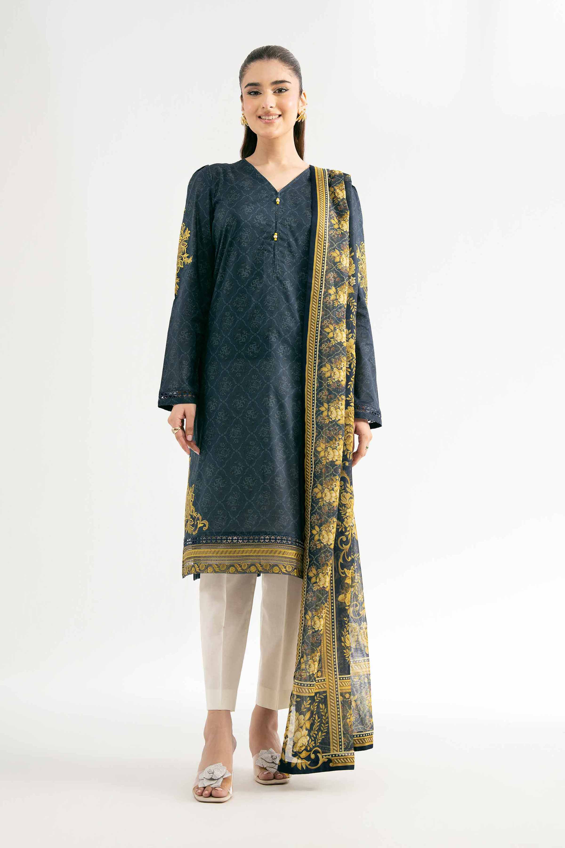 Nishat Linen 2 Piece - Digital Printed Embroidered Suit - 42501767 Online Shopping
