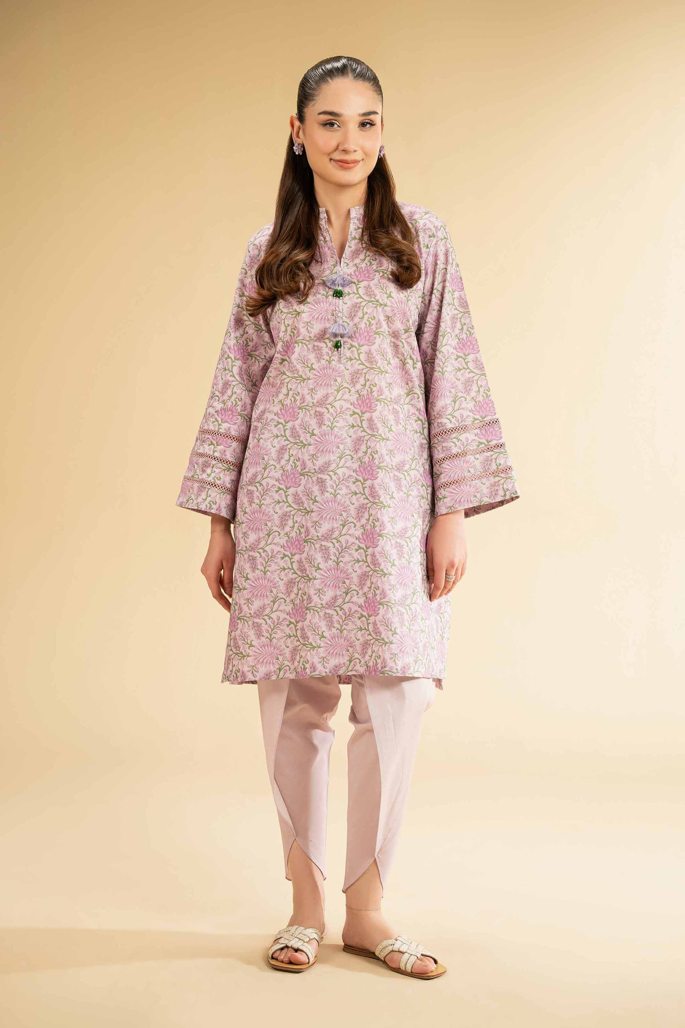 Nishat Linen 2 Piece - Digital Printed Embroidered Suit - 42501769 Online Shopping