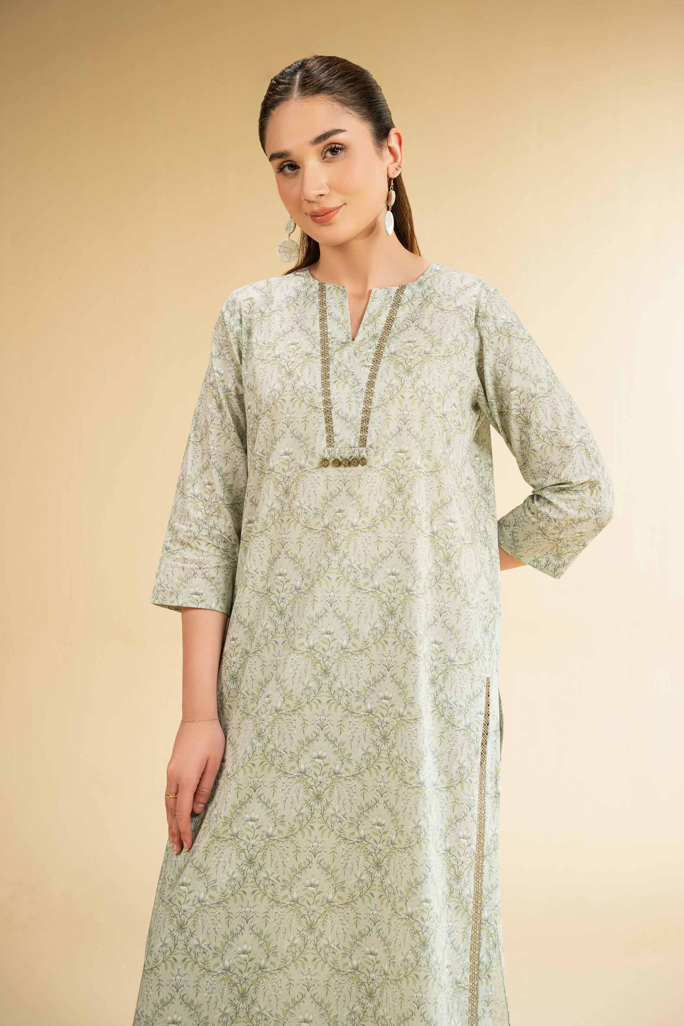 Nishat Linen 2 Piece - Digital Printed Embroidered Suit - 42501771 Online Shopping