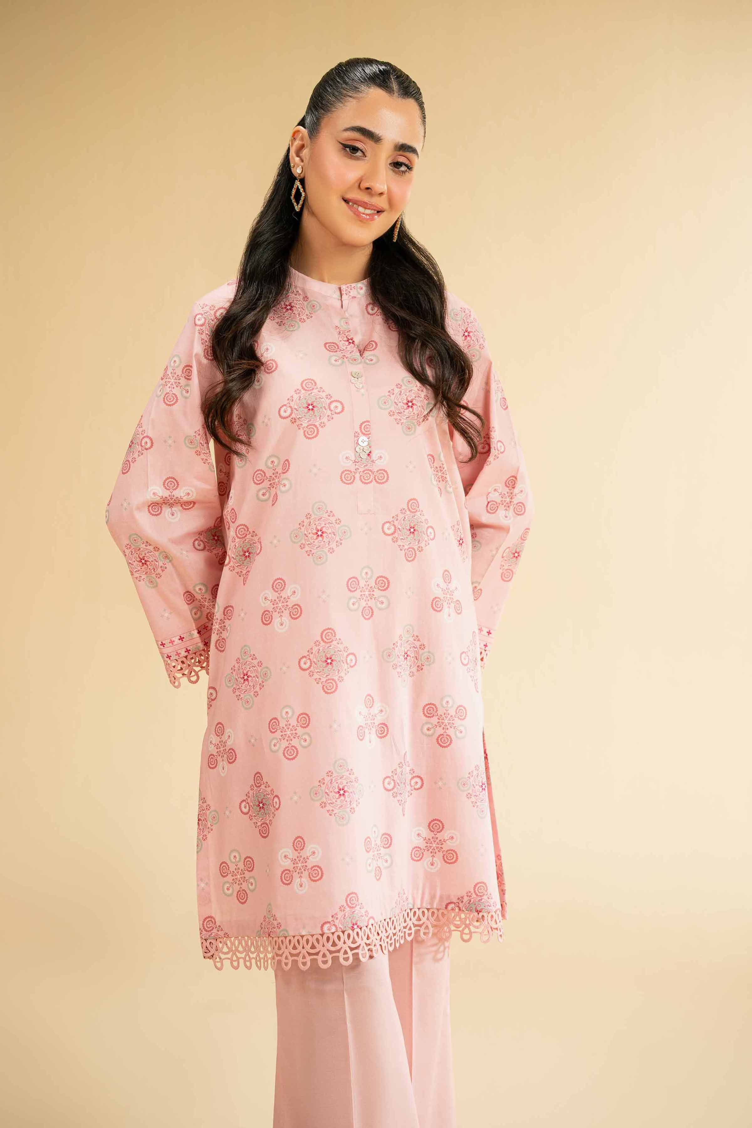 Nishat Linen 2 Piece - Digital Printed Embroidered Suit - 42501773 Online Shopping