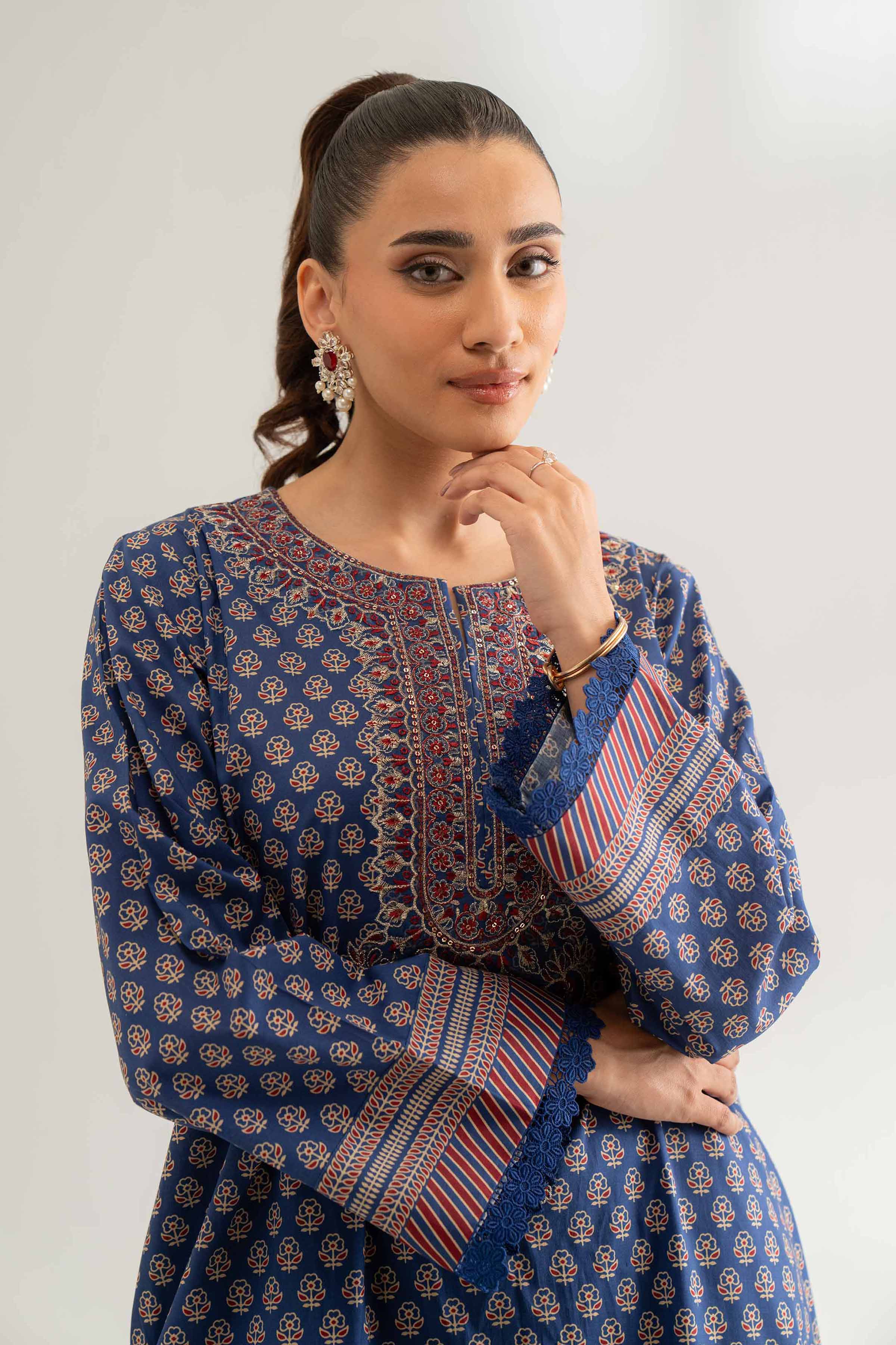 Nishat Linen 2 Piece - Digital Printed Embroidered Suit - 42501777 Online Shopping