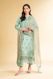 Nishat Linen 3 Piece - Jacquard Embroidered Suit - 42501822 Online Shopping