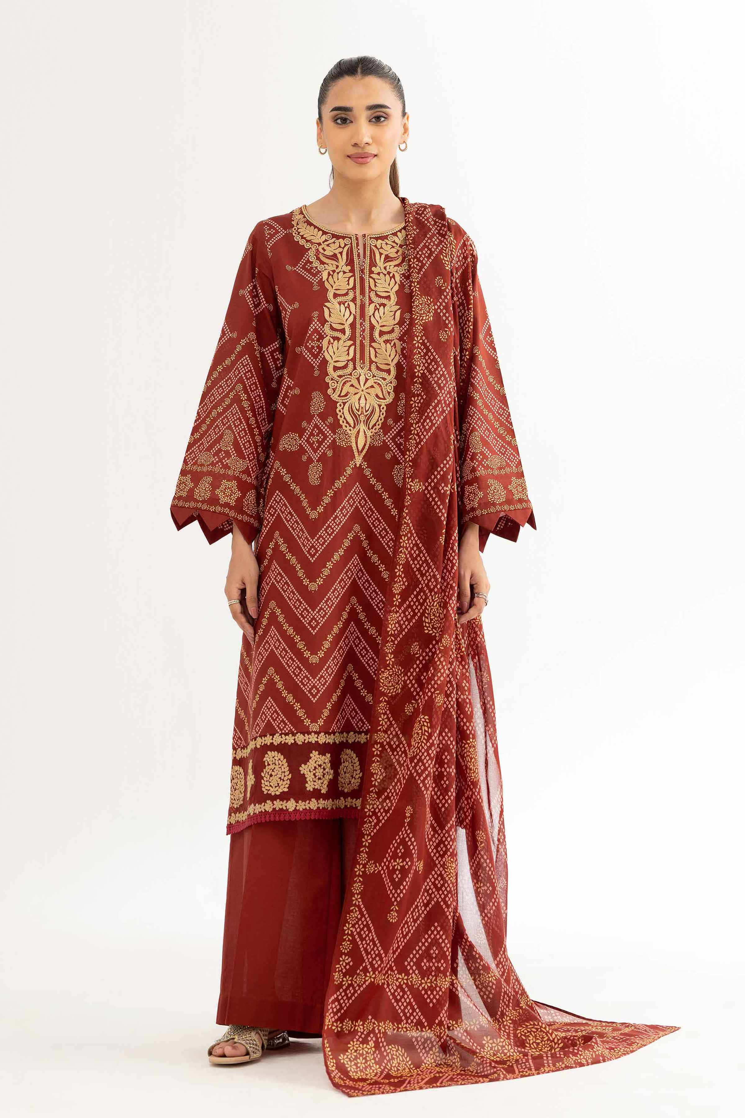 Nishat Linen 3 Piece - Digital Printed Suit - 42502231 Online Shopping