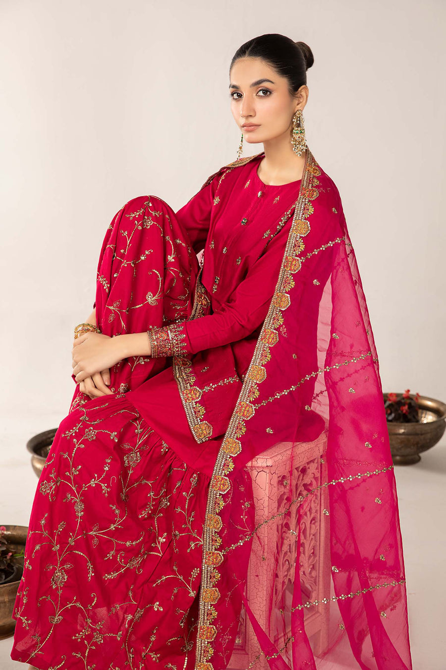 Maria B DWEF105-ESM-PNK Online Shopping
