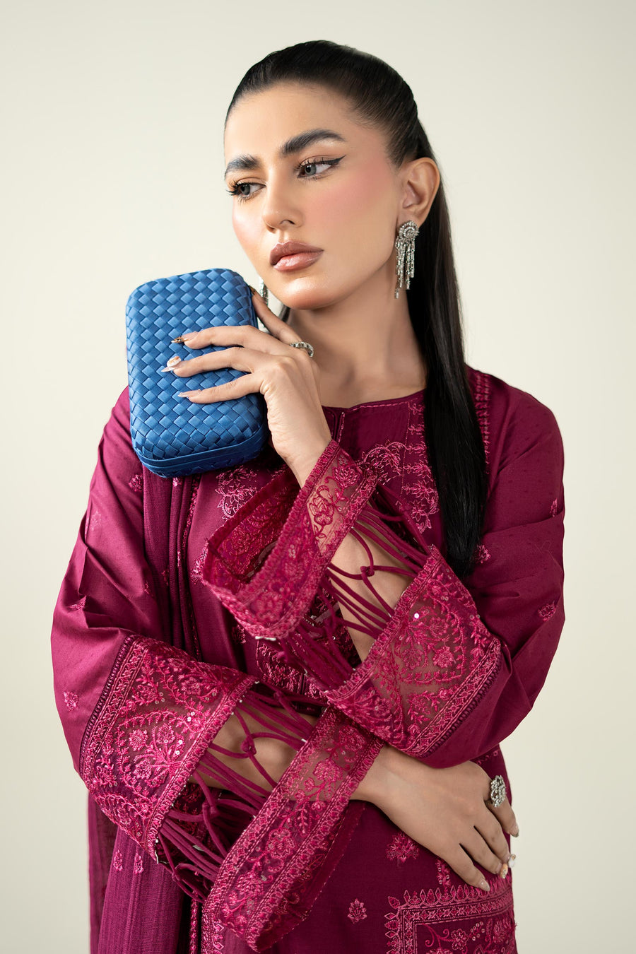 Maria B DWP2523-ESM-MGT Online Shopping