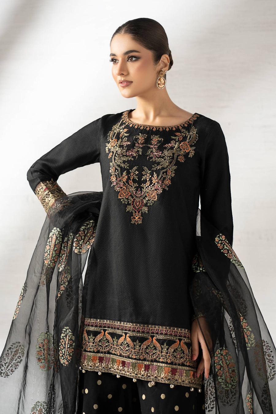 Maria B DWW2507-ESM-BLK Online Shopping