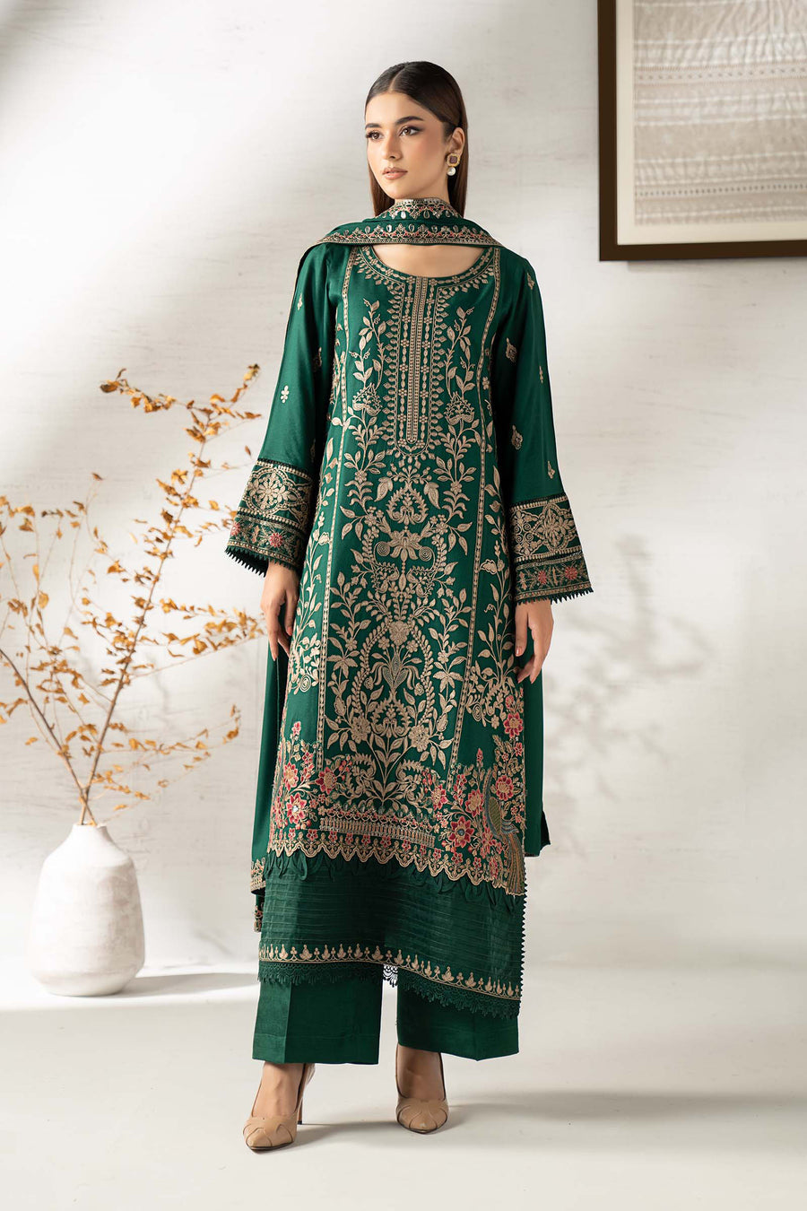 Maria B DWW2532-ESM-GRN Online Shopping