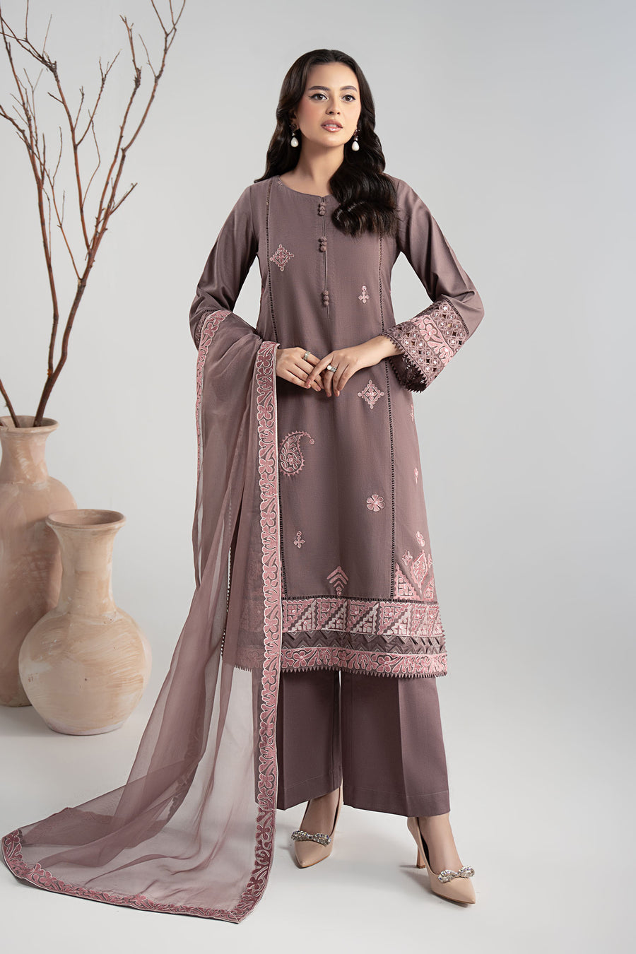 Maria B DWW2554-ESM-PYP Online Shopping